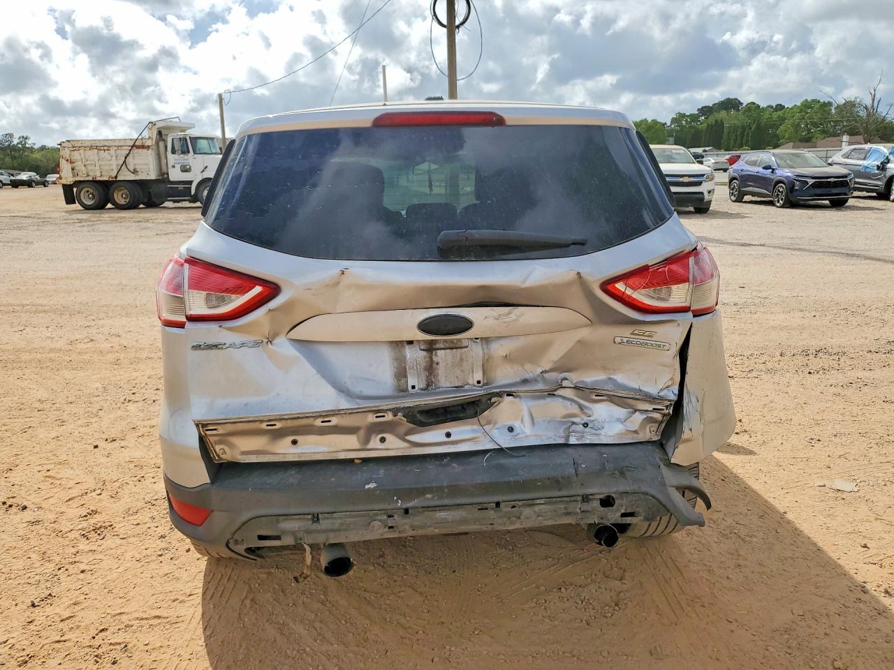 2013 Ford Escape Se White vin: 1FMCU0GX8DUD67601
