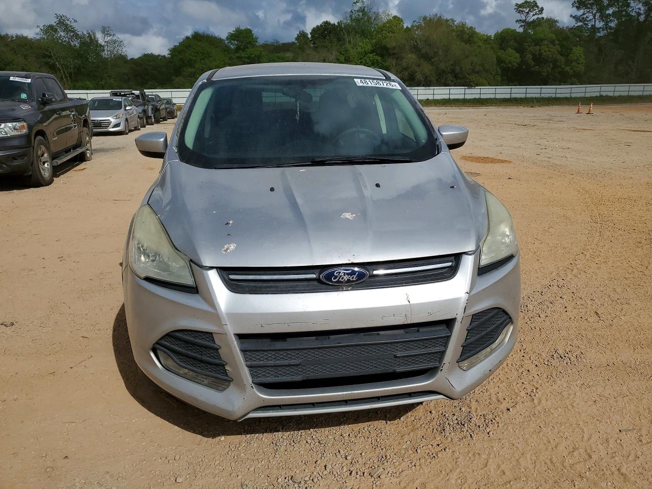 2013 Ford Escape Se White vin: 1FMCU0GX8DUD67601