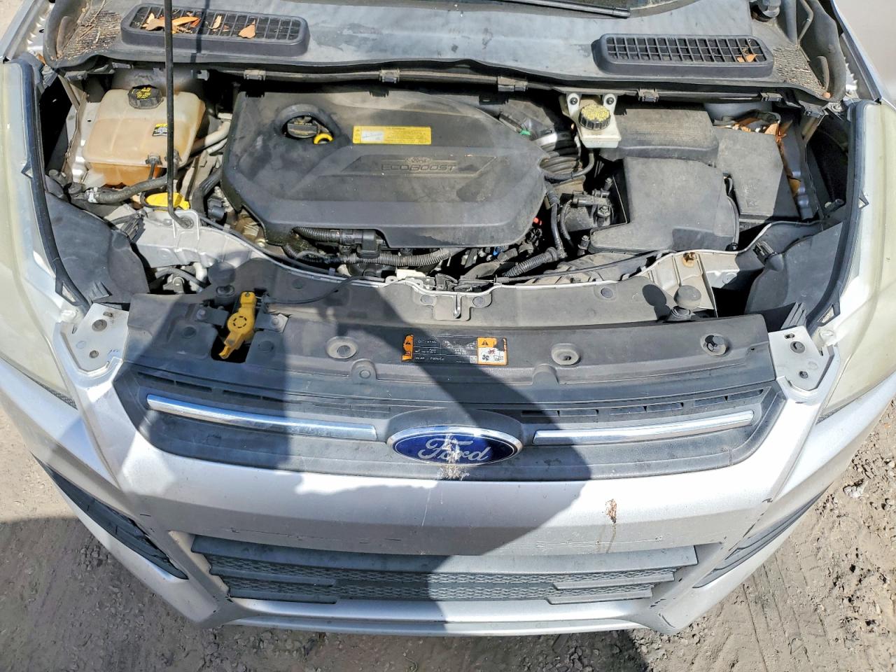 2013 Ford Escape Se White vin: 1FMCU0GX8DUD67601