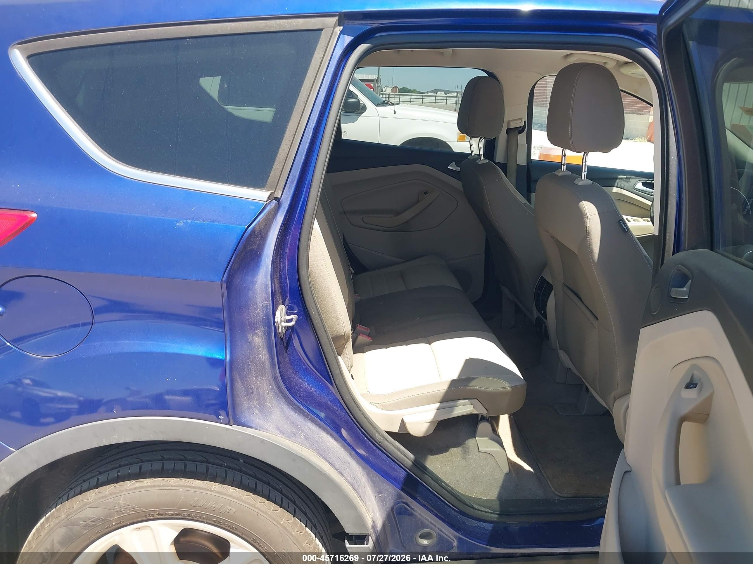 2013 Ford Escape Se Blue vin: 1FMCU0GX8DUD68666
