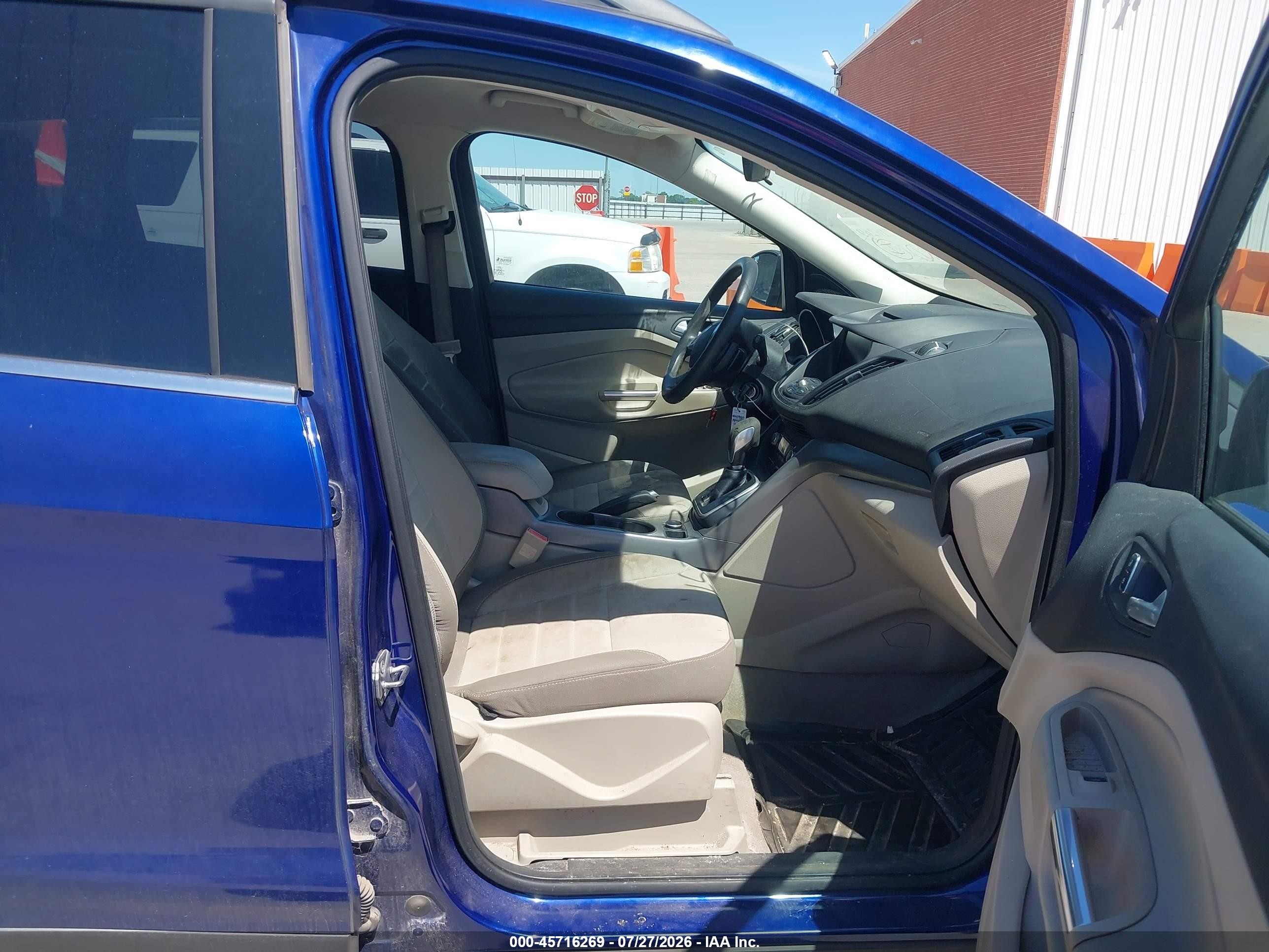 2013 Ford Escape Se Blue vin: 1FMCU0GX8DUD68666