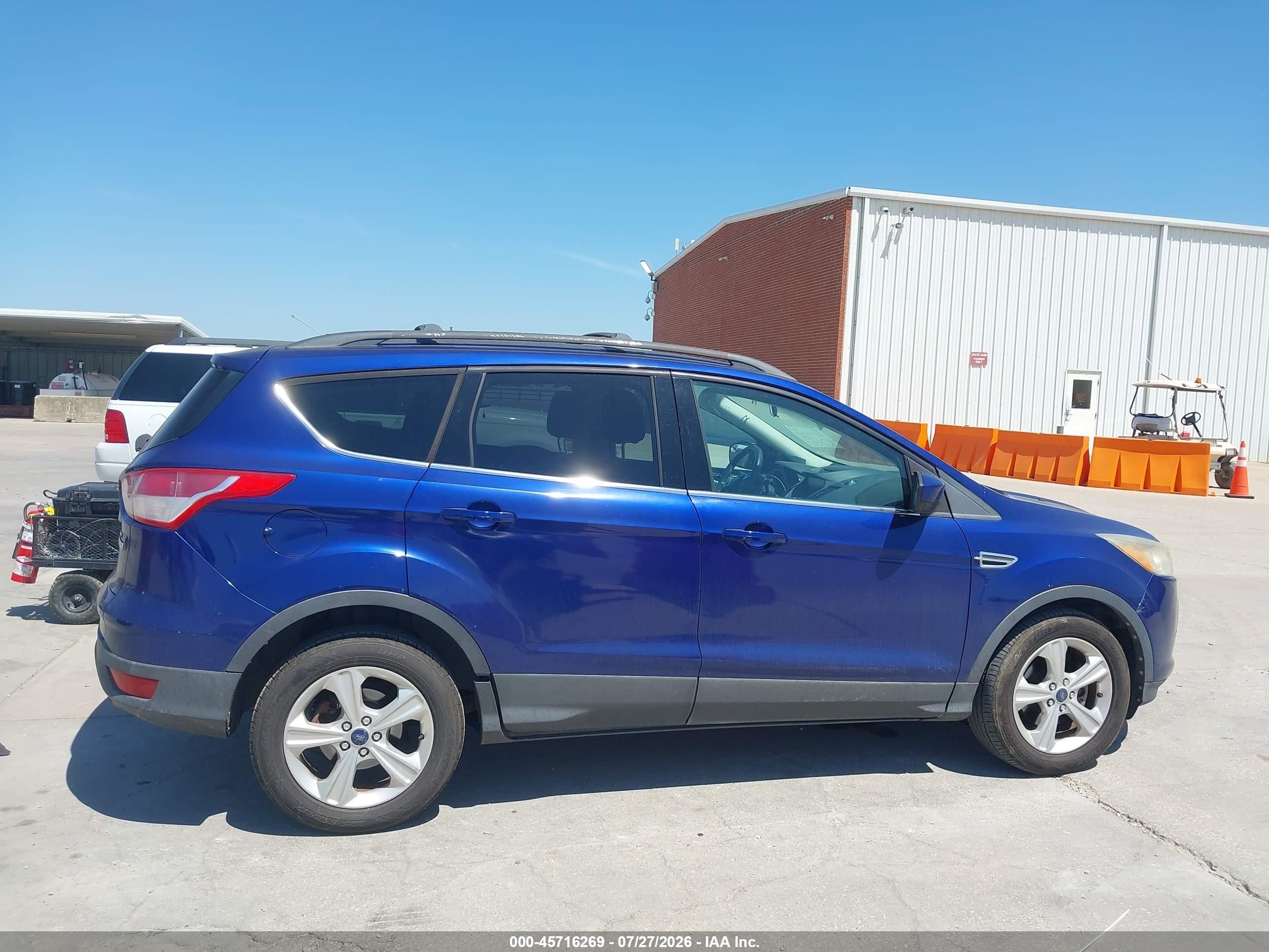 2013 Ford Escape Se Blue vin: 1FMCU0GX8DUD68666