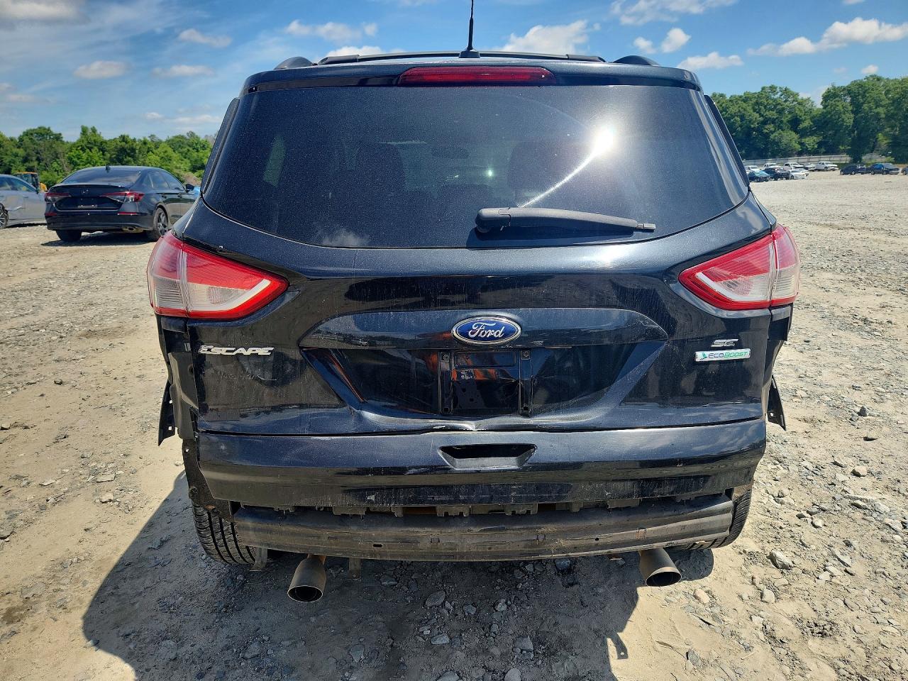 2013 Ford Escape Se Black vin: 1FMCU0GX8DUD90909