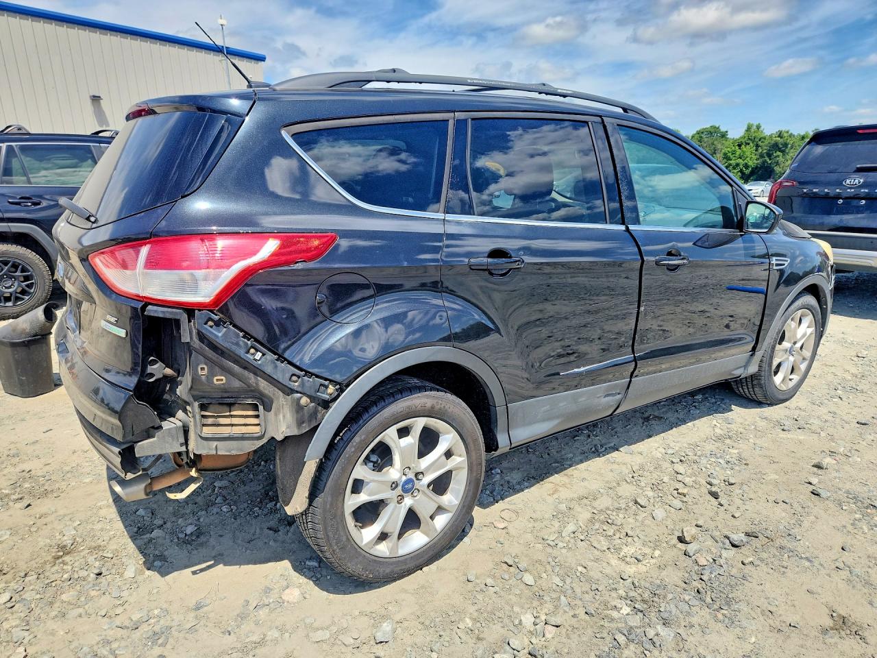 2013 Ford Escape Se Black vin: 1FMCU0GX8DUD90909