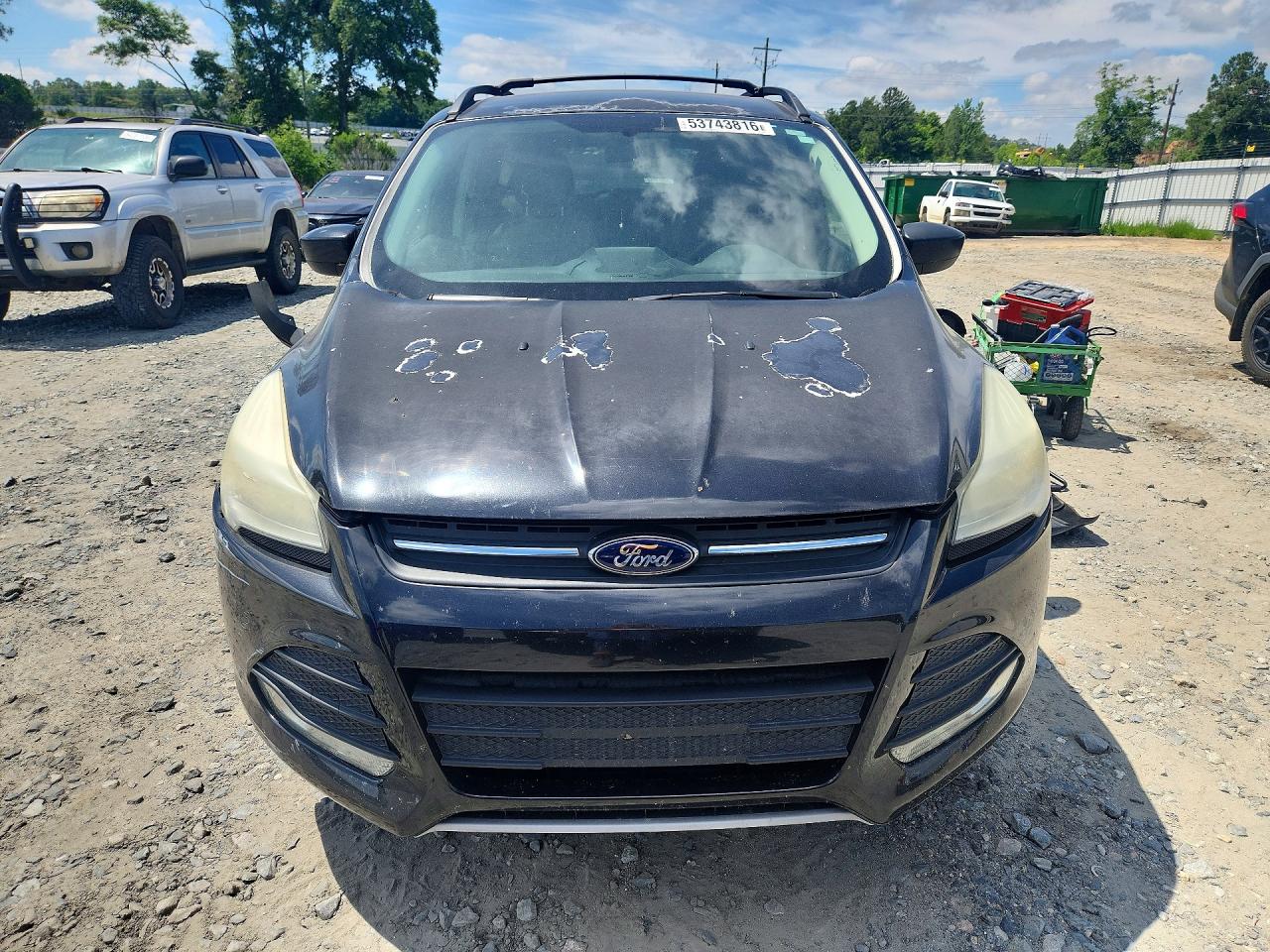 2013 Ford Escape Se Black vin: 1FMCU0GX8DUD90909