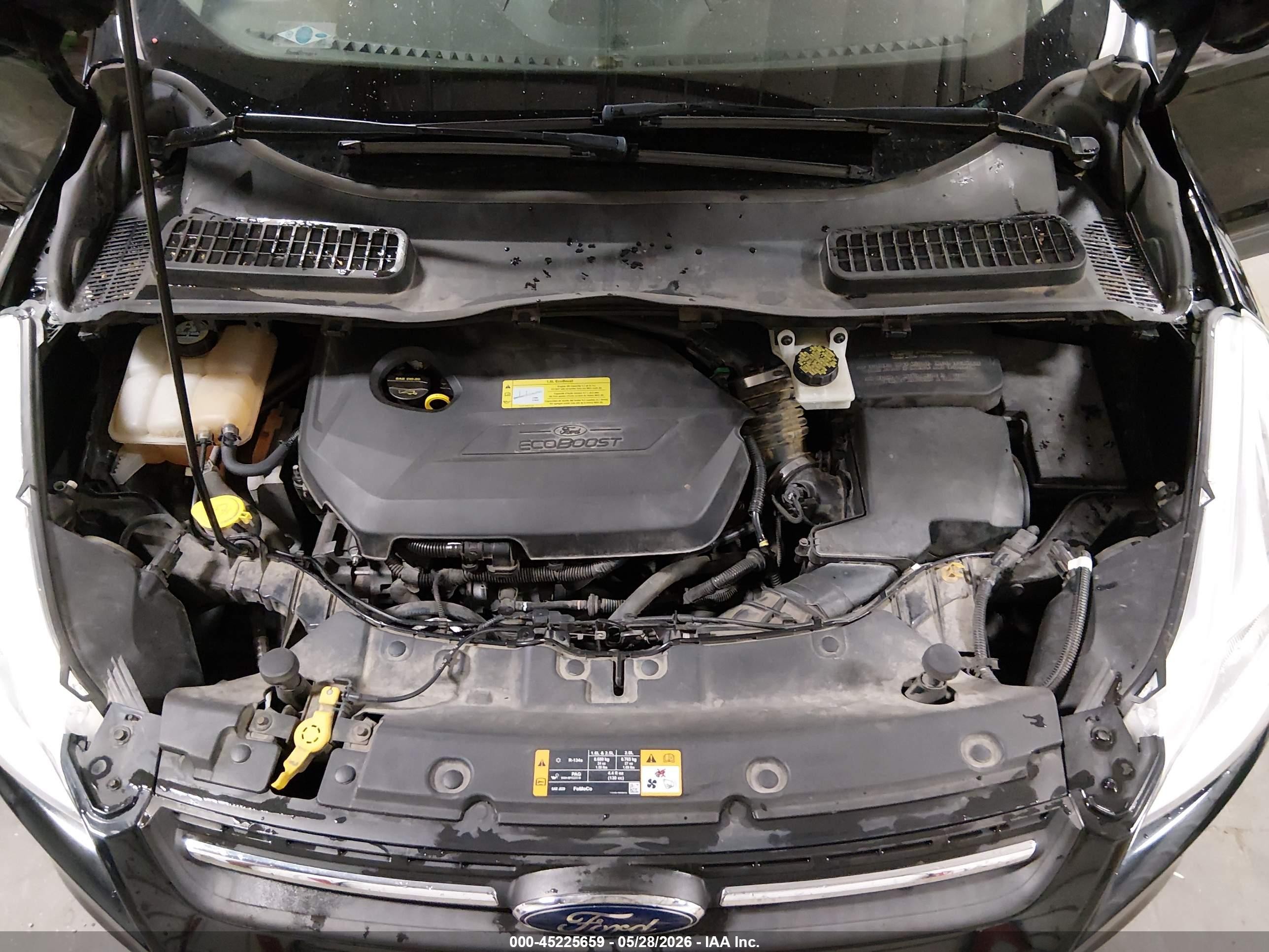 2014 Ford Escape Se Black vin: 1FMCU0GX8EUA11392