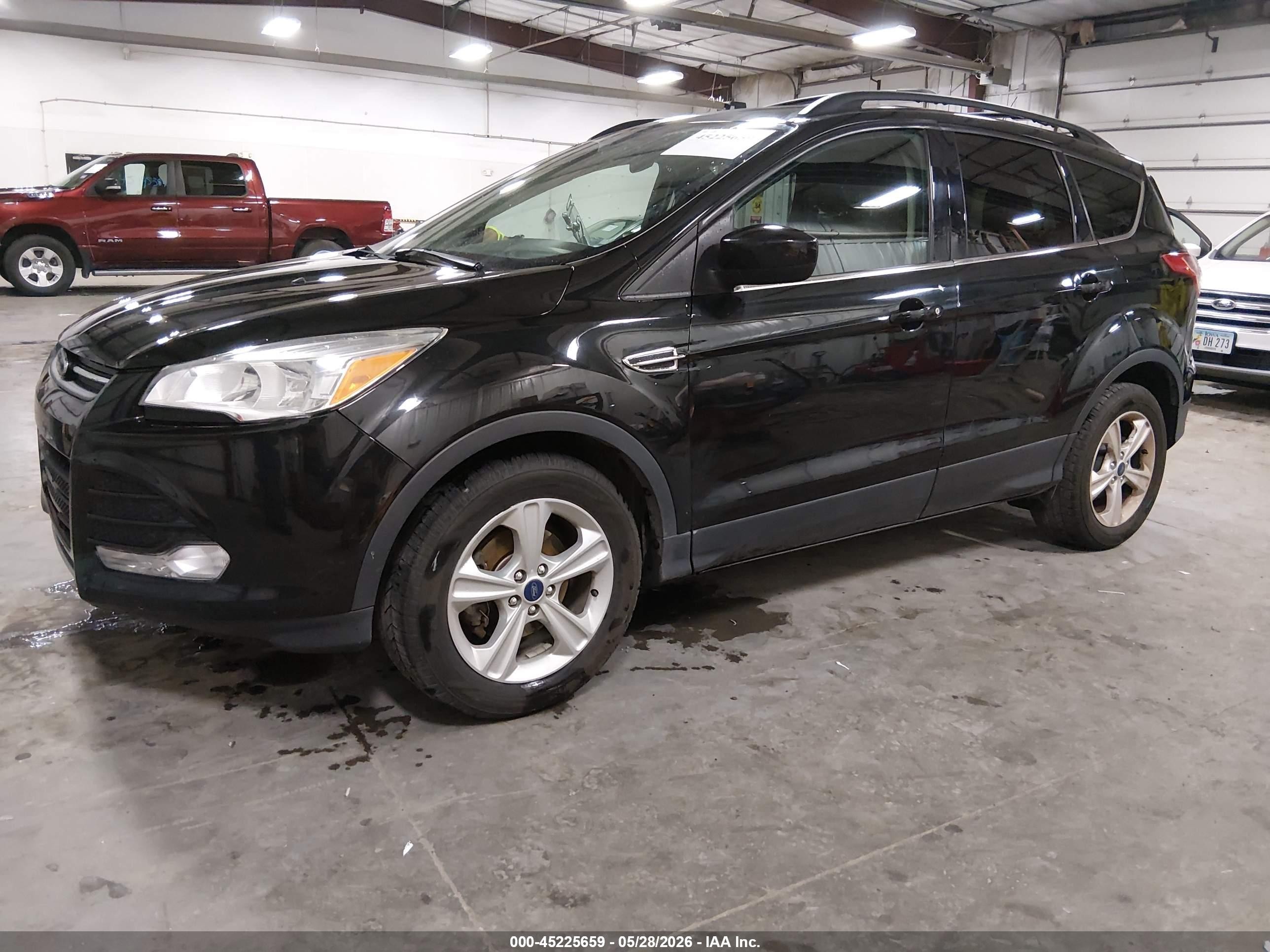 2014 Ford Escape Se Black vin: 1FMCU0GX8EUA11392