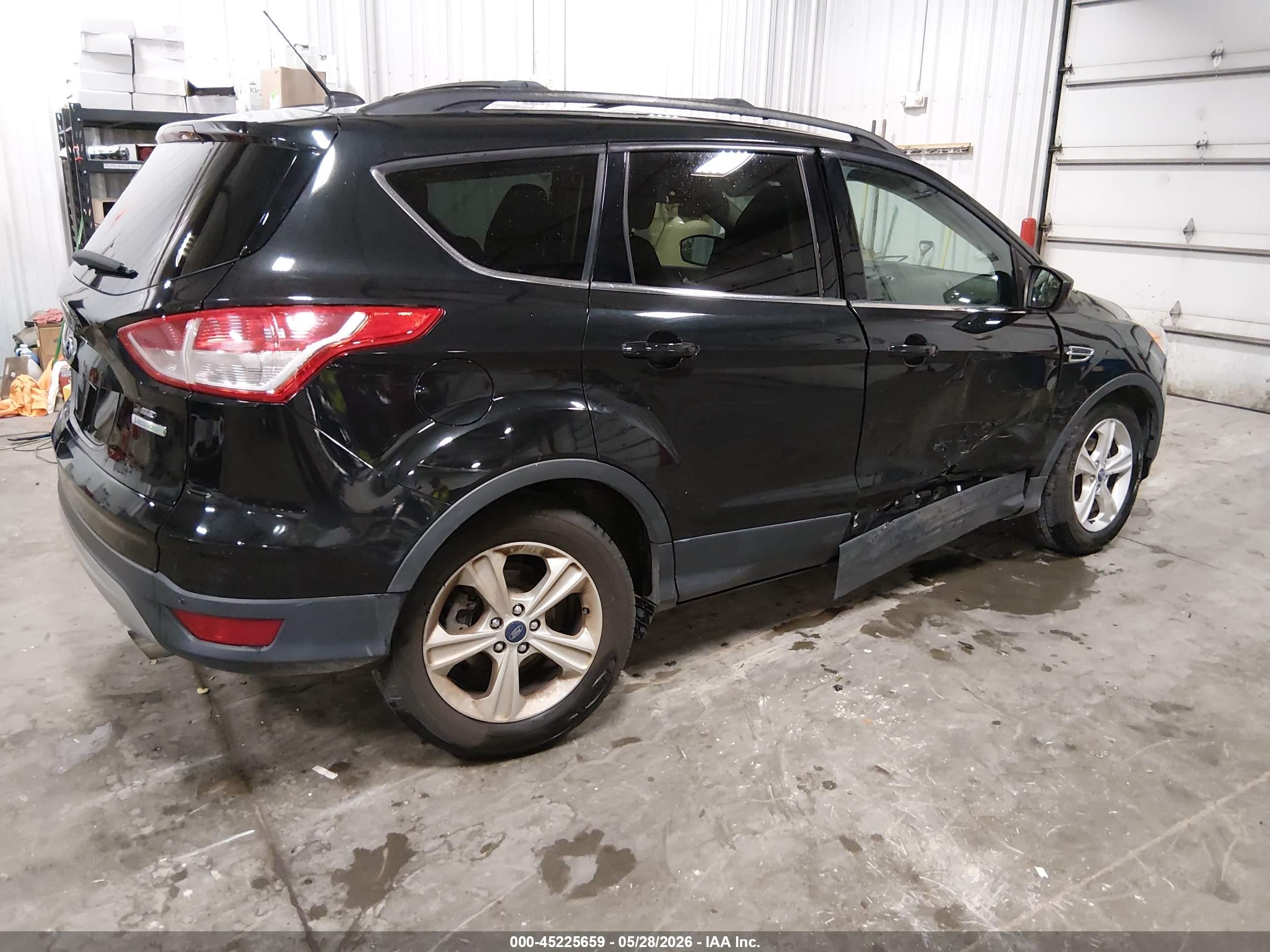 2014 Ford Escape Se Black vin: 1FMCU0GX8EUA11392