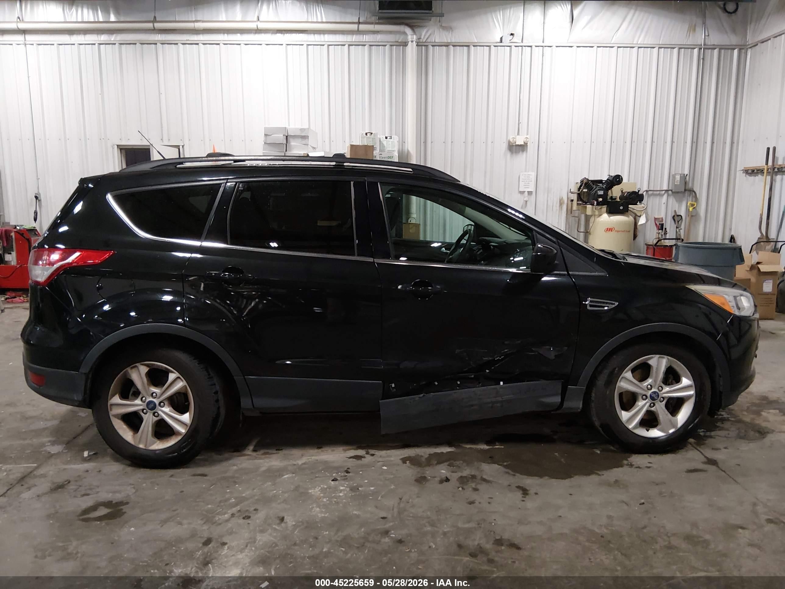 2014 Ford Escape Se Black vin: 1FMCU0GX8EUA11392
