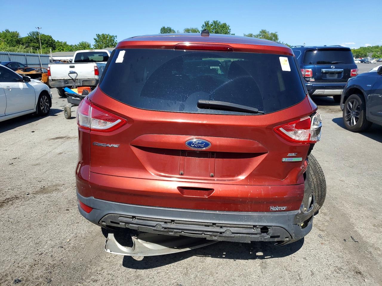 2014 Ford Escape Se Red vin: 1FMCU0GX8EUA18875