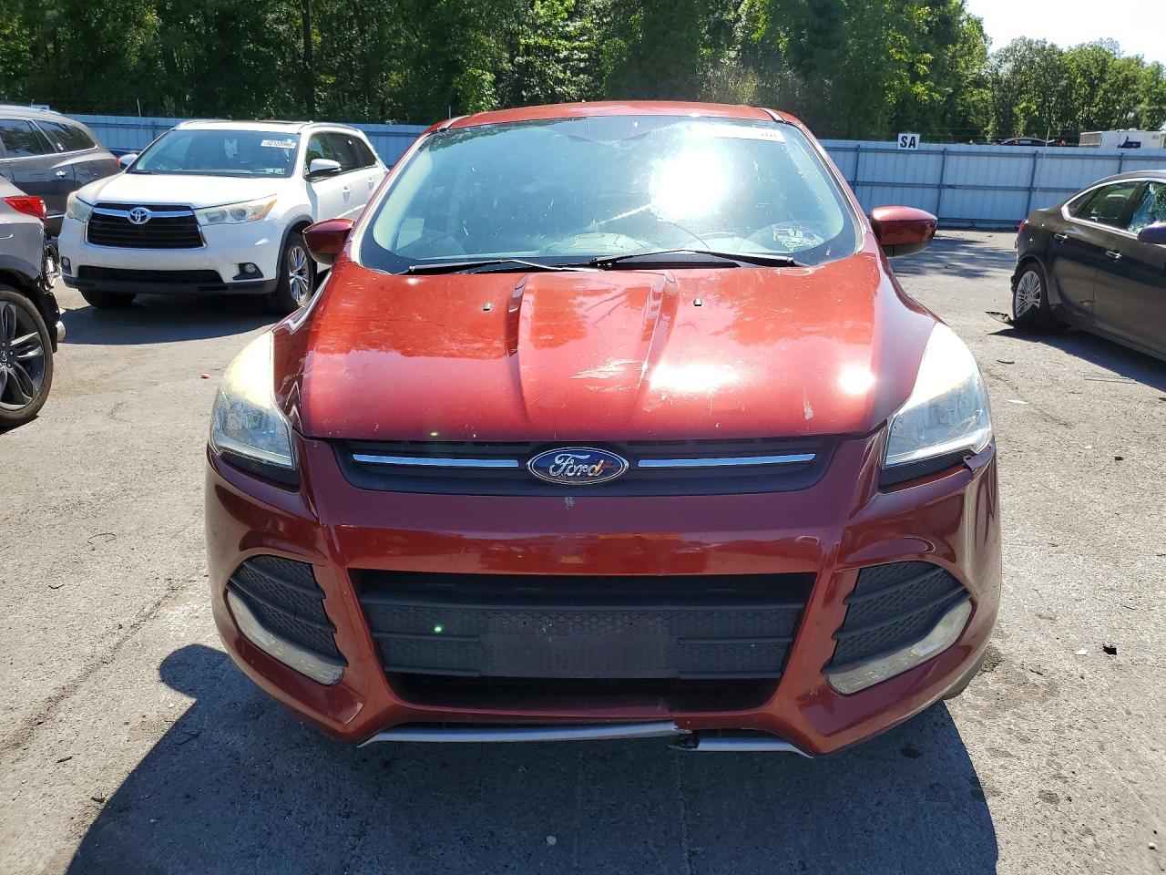 2014 Ford Escape Se Red vin: 1FMCU0GX8EUA18875