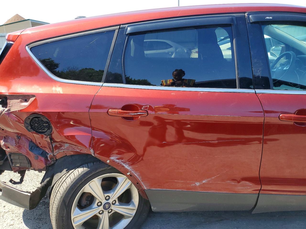 2014 Ford Escape Se Red vin: 1FMCU0GX8EUA18875