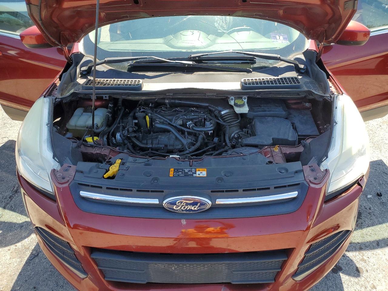 2014 Ford Escape Se Red vin: 1FMCU0GX8EUA18875