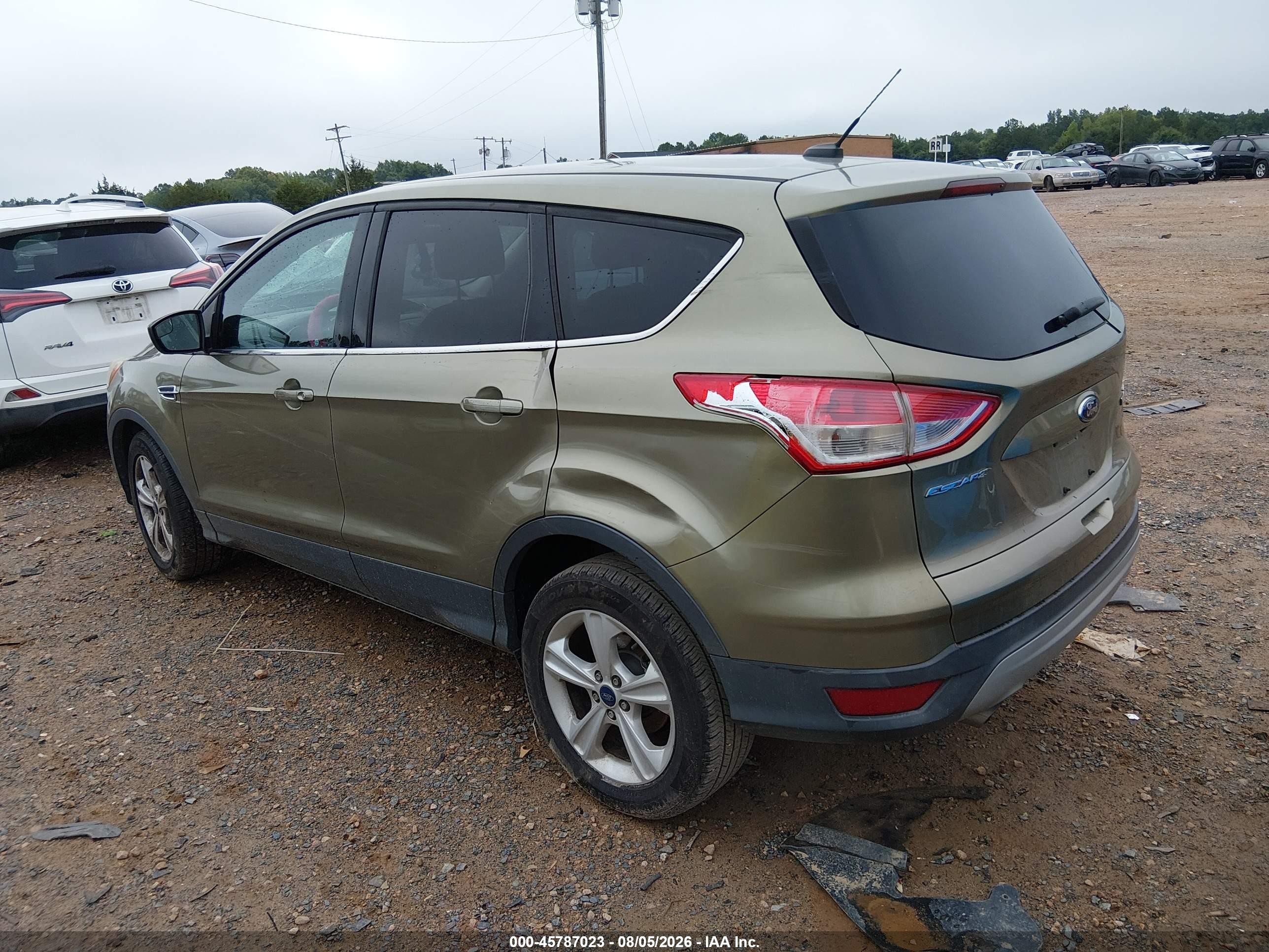 2014 Ford Escape Se Green vin: 1FMCU0GX8EUA34705