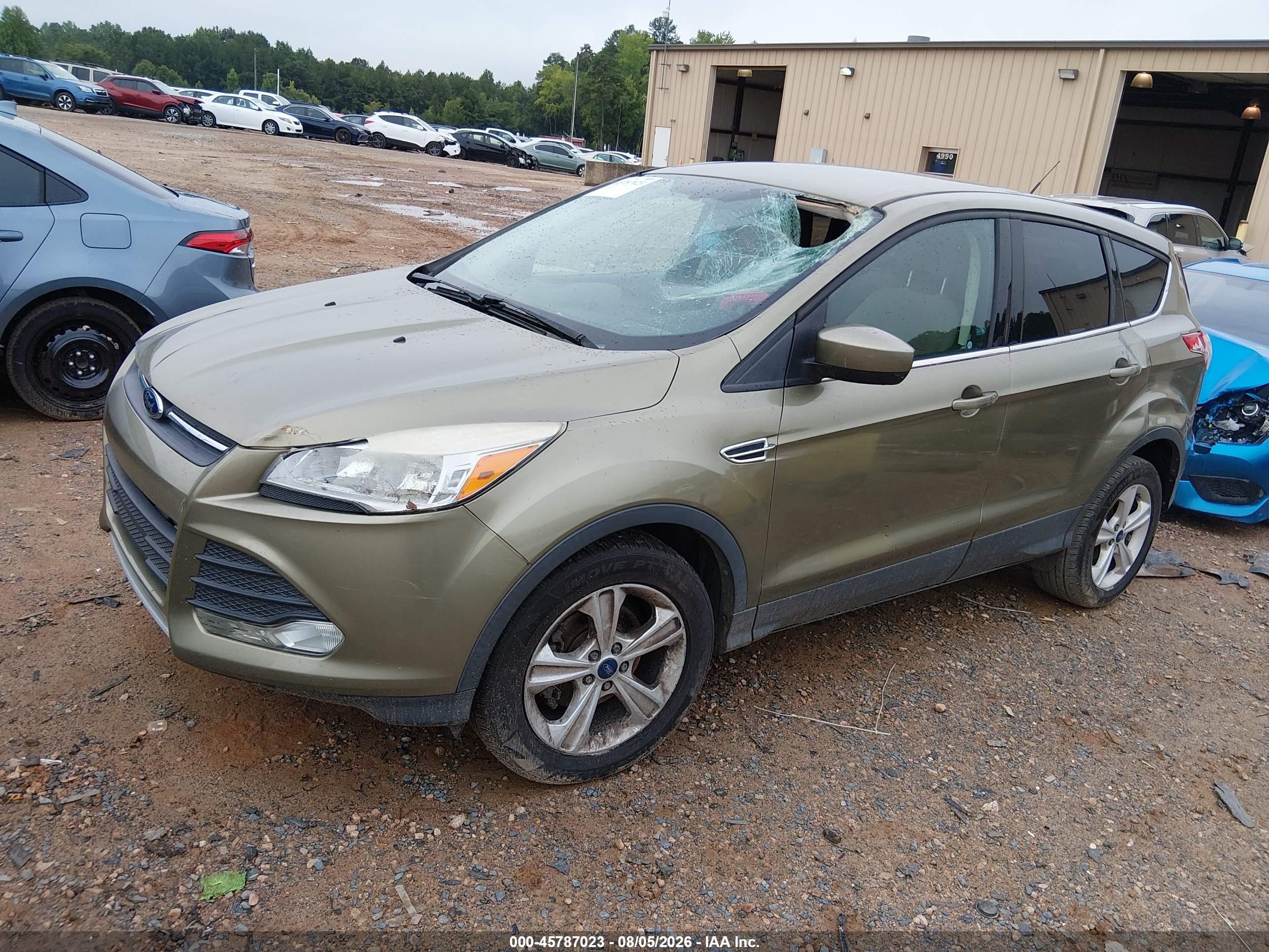 2014 Ford Escape Se Green vin: 1FMCU0GX8EUA34705