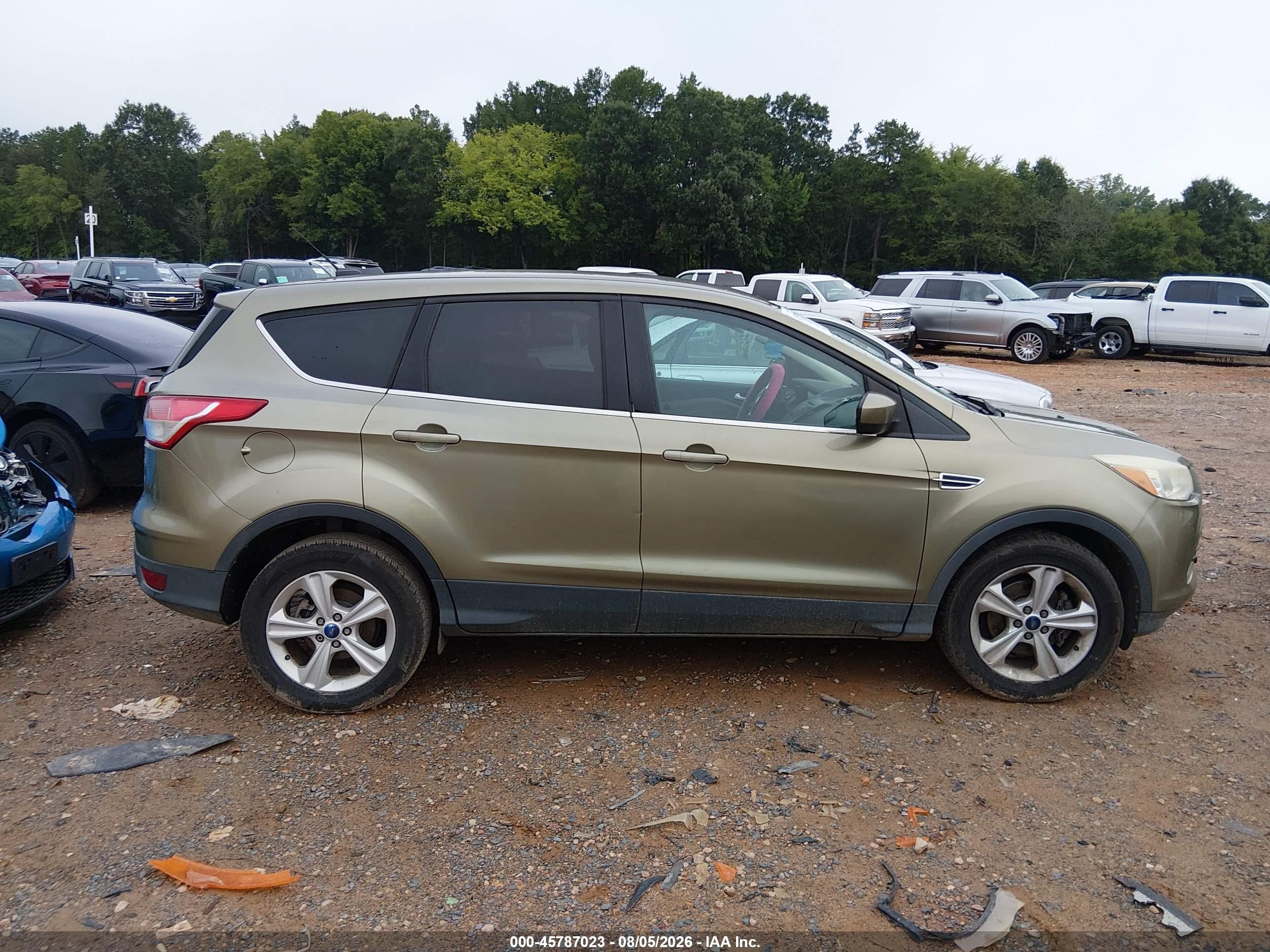 2014 Ford Escape Se Green vin: 1FMCU0GX8EUA34705