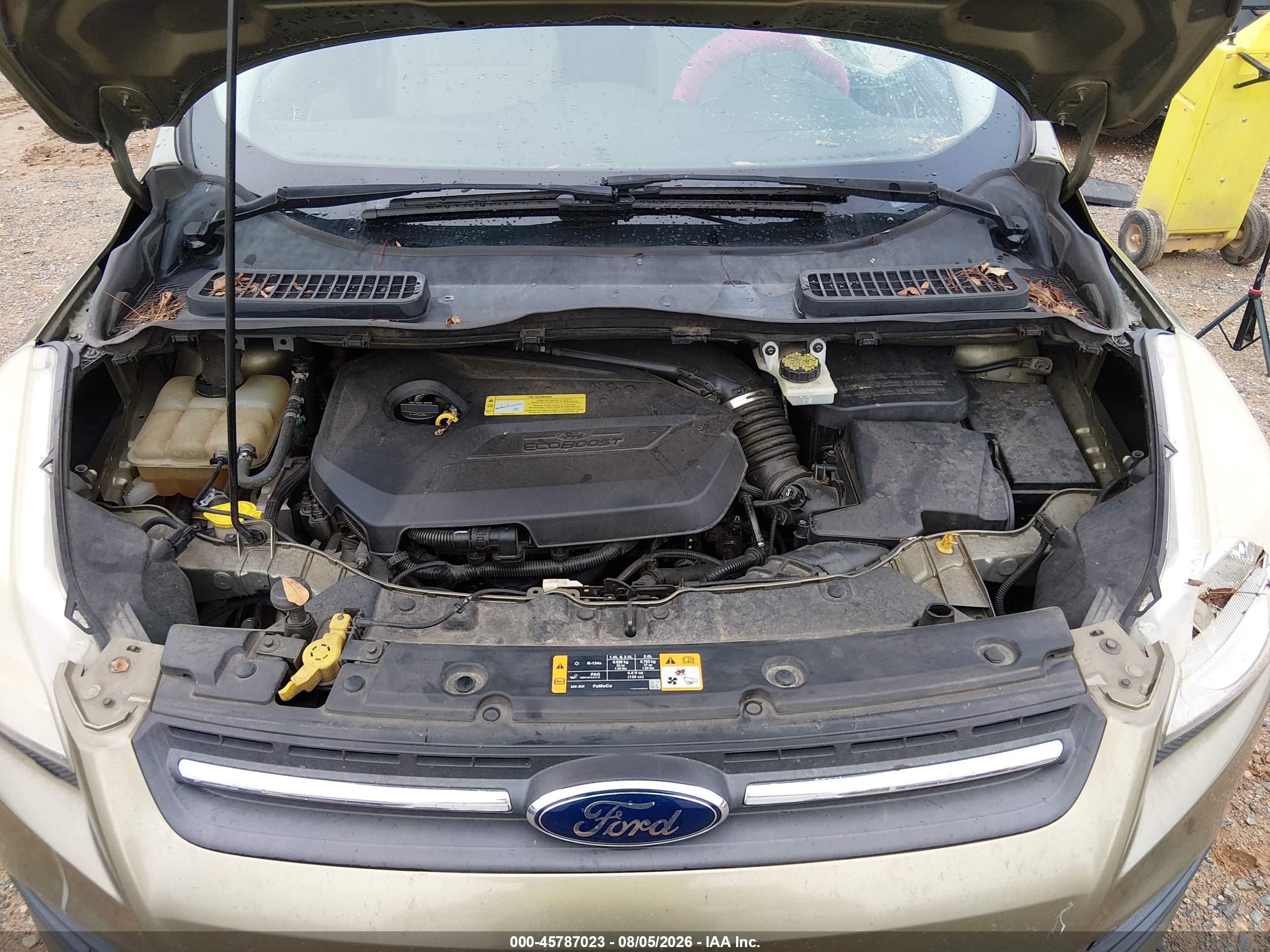 2014 Ford Escape Se Green vin: 1FMCU0GX8EUA34705