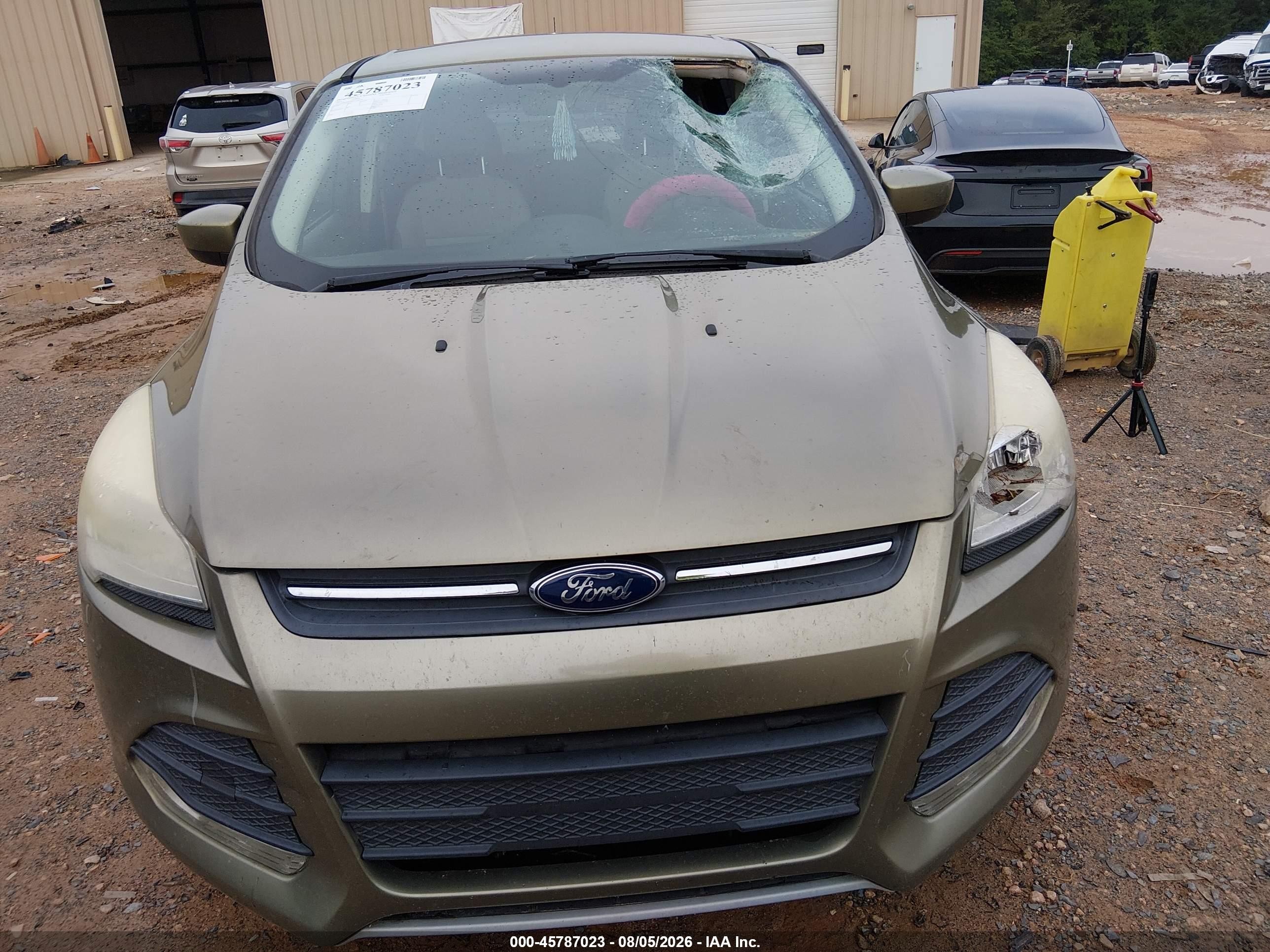 2014 Ford Escape Se Green vin: 1FMCU0GX8EUA34705