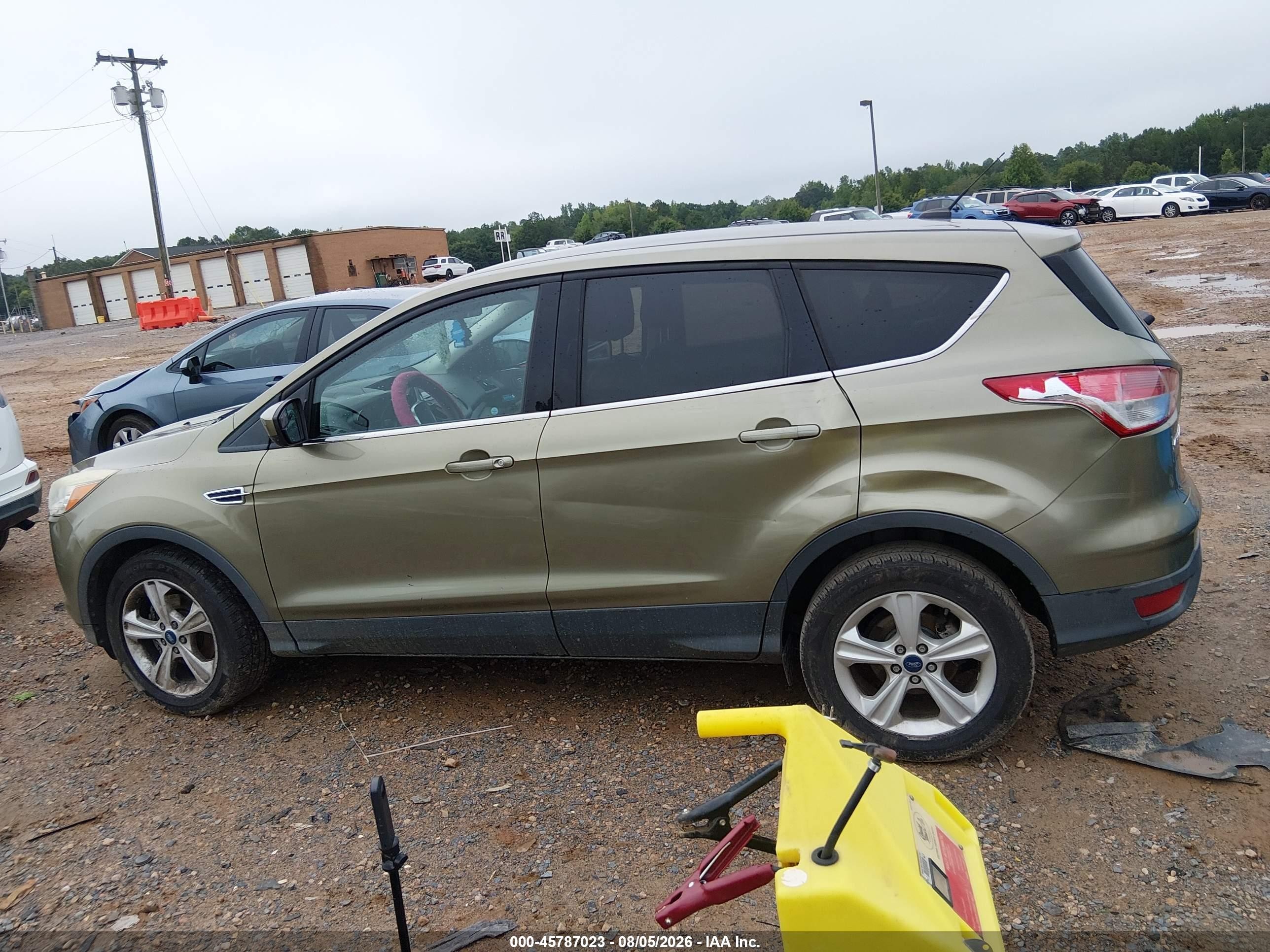 2014 Ford Escape Se Green vin: 1FMCU0GX8EUA34705