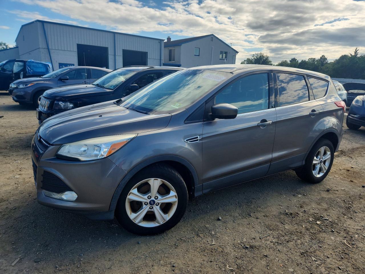 2014 Ford Escape Se Gray vin: 1FMCU0GX8EUA49771