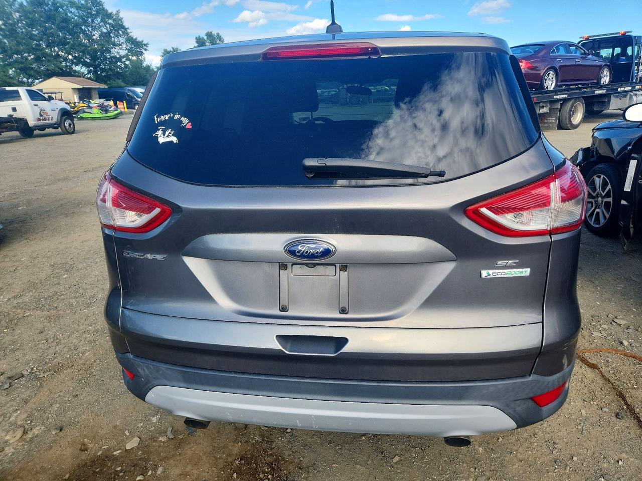 2014 Ford Escape Se Gray vin: 1FMCU0GX8EUA49771