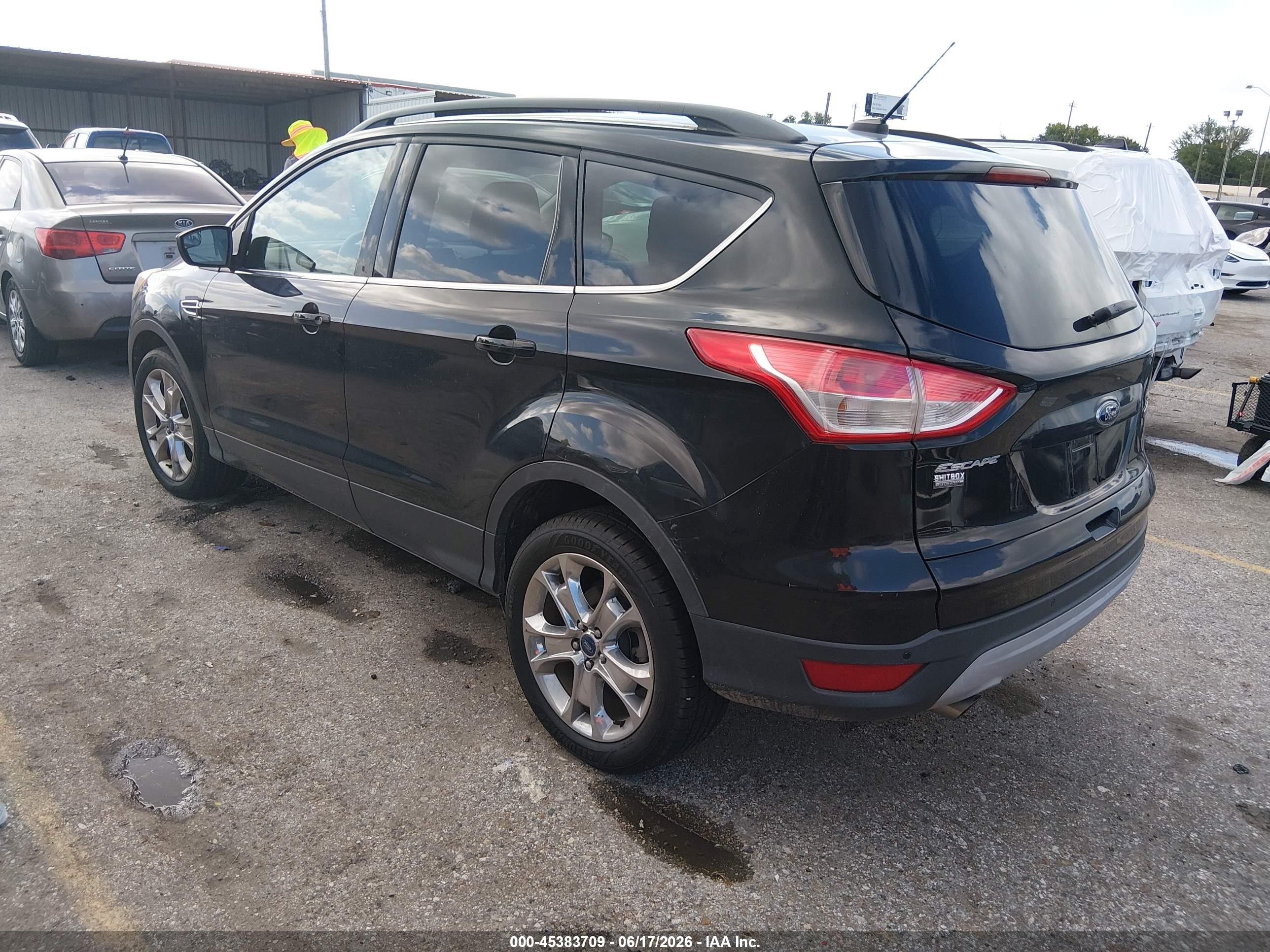 2014 Ford Escape Se Black vin: 1FMCU0GX8EUA61872