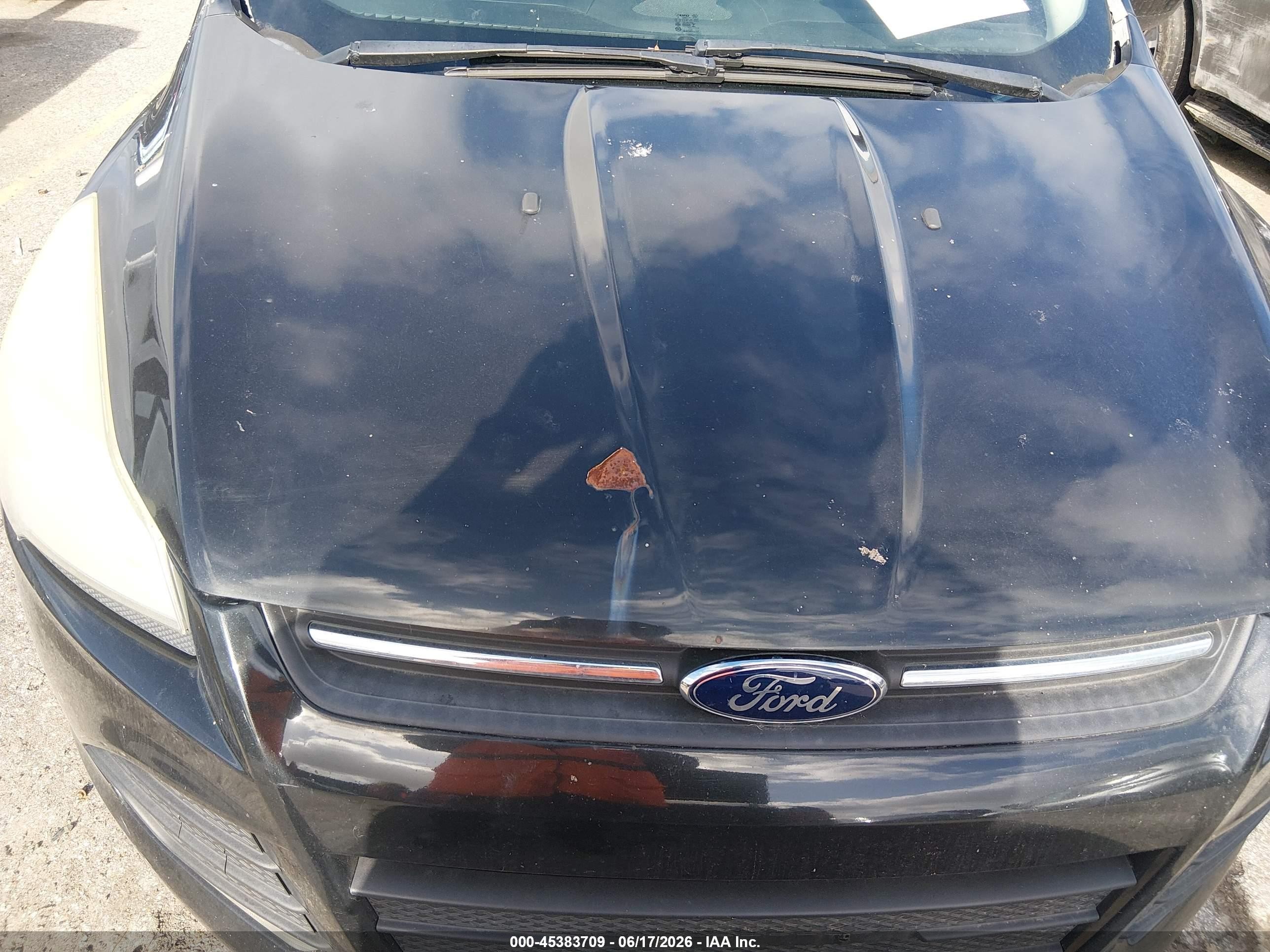 2014 Ford Escape Se Black vin: 1FMCU0GX8EUA61872