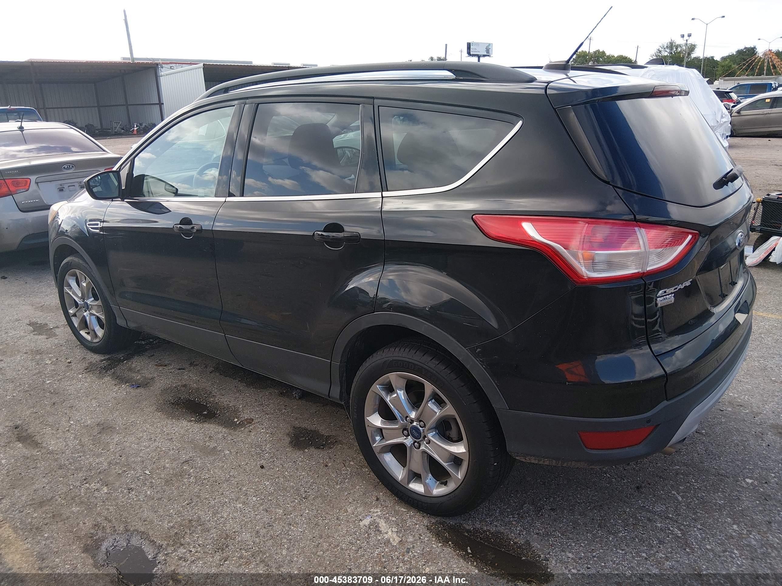 2014 Ford Escape Se Black vin: 1FMCU0GX8EUA61872