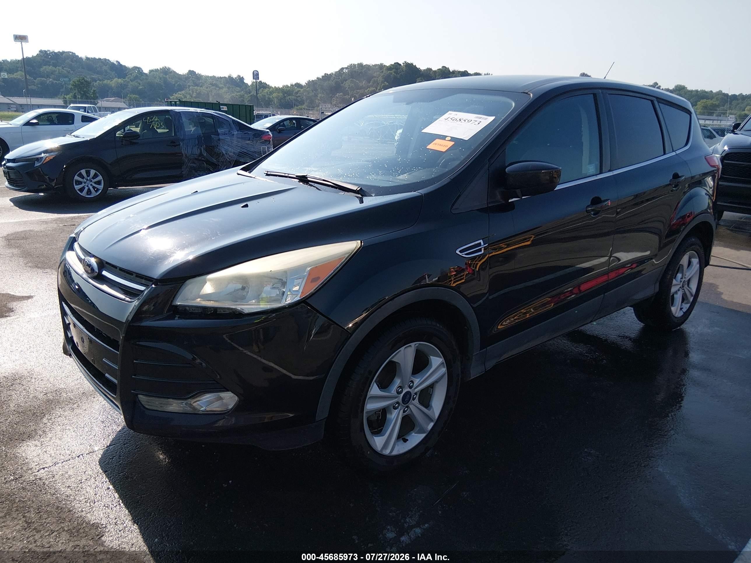 2014 Ford Escape Se Black vin: 1FMCU0GX8EUA63833