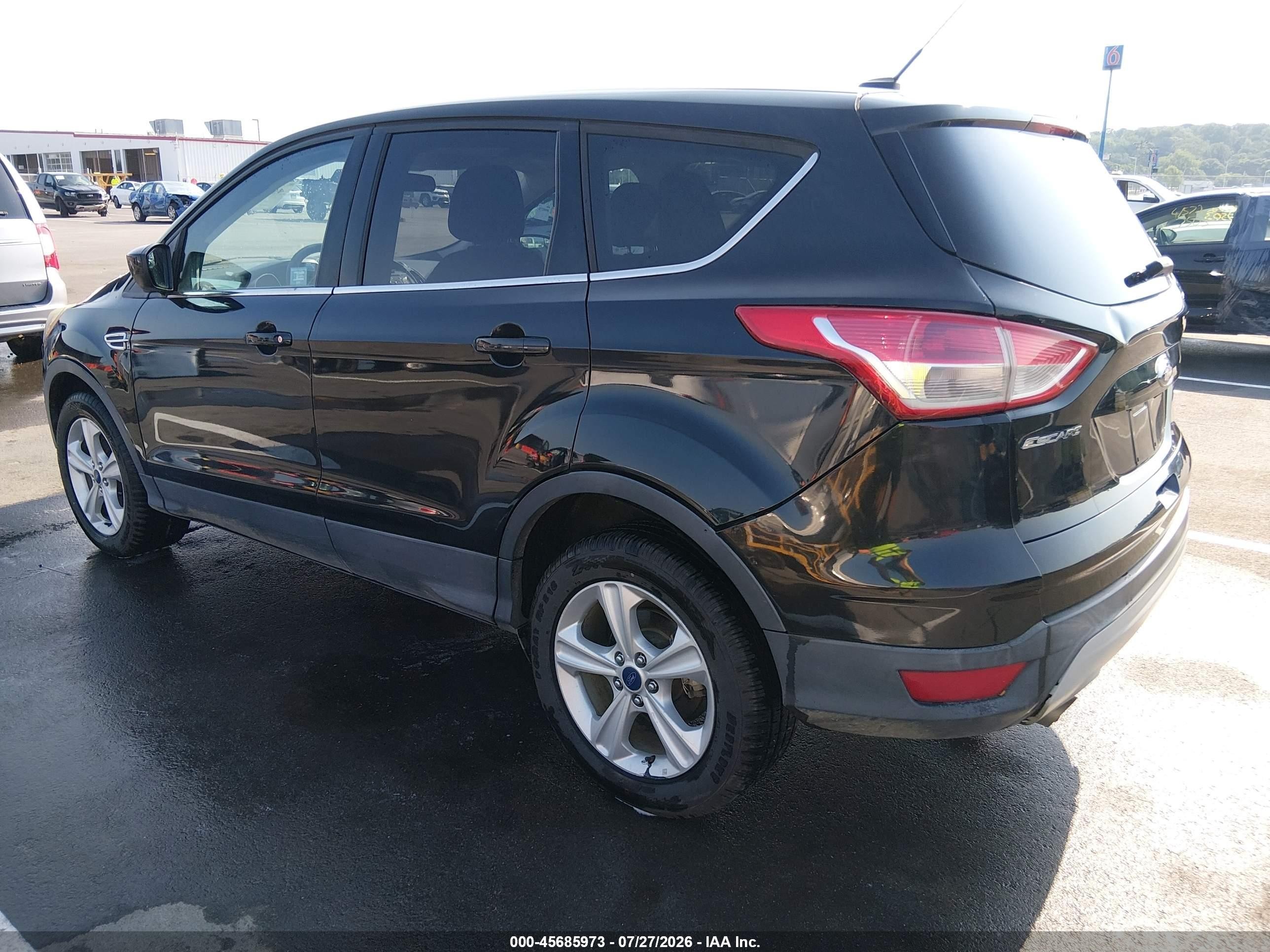2014 Ford Escape Se Black vin: 1FMCU0GX8EUA63833