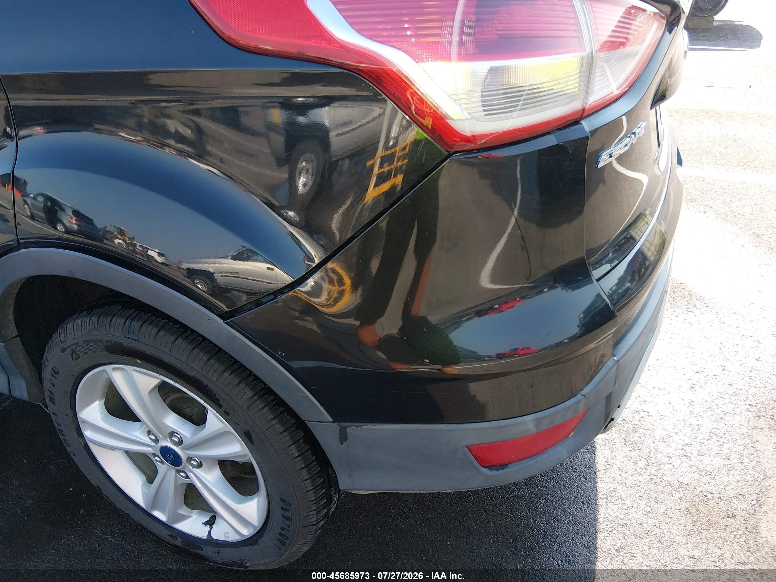 2014 Ford Escape Se Black vin: 1FMCU0GX8EUA63833