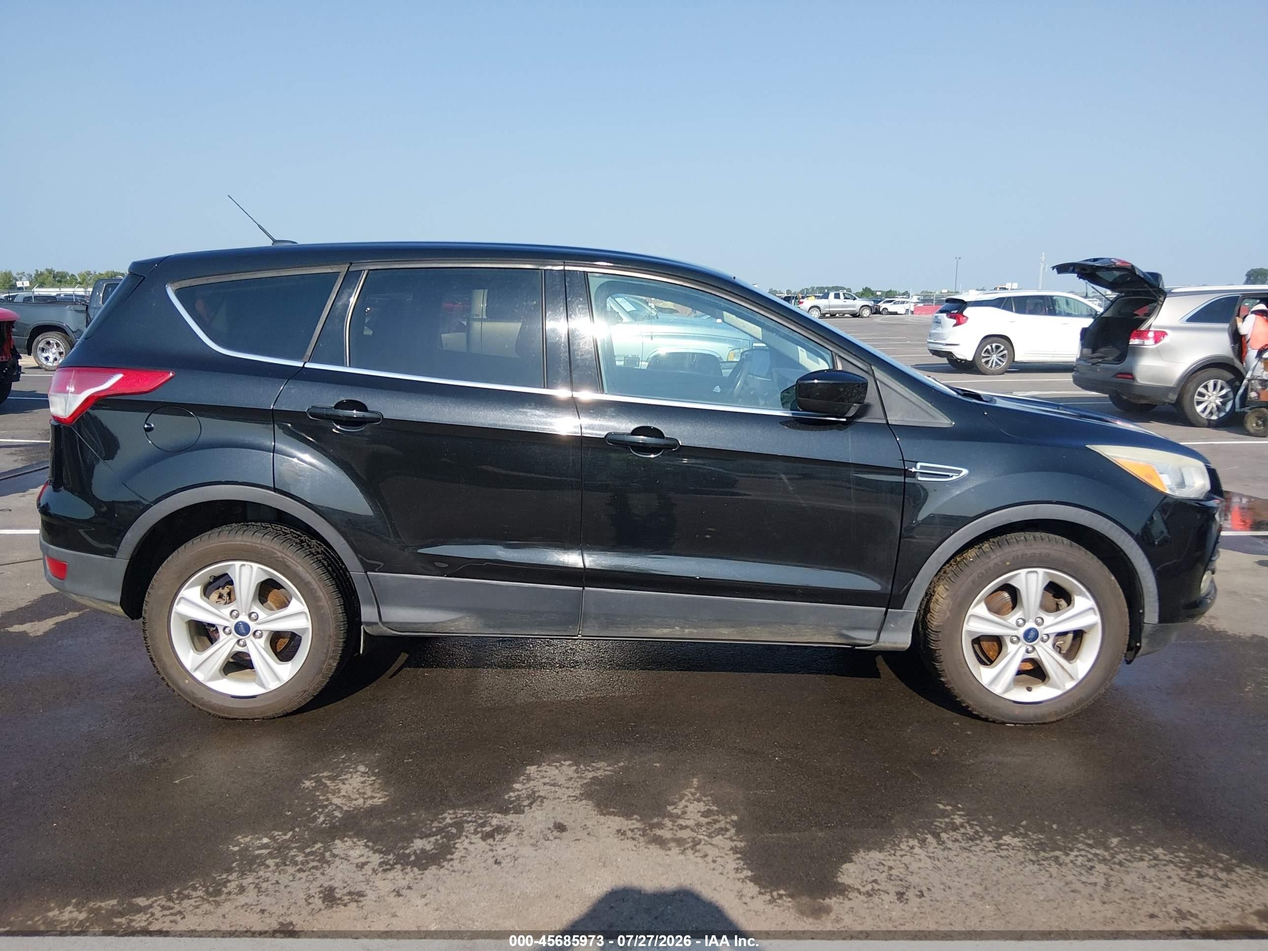 2014 Ford Escape Se Black vin: 1FMCU0GX8EUA63833