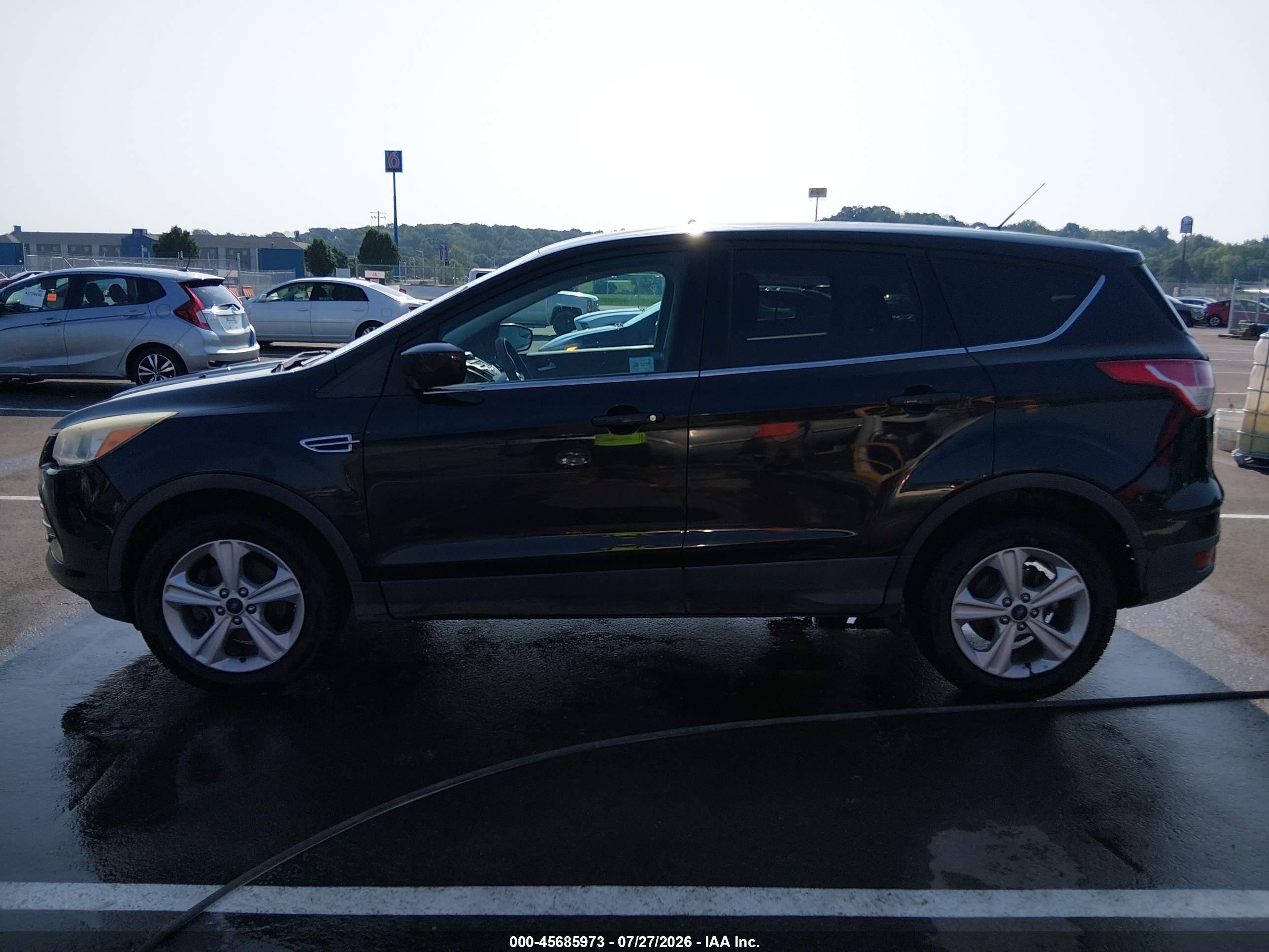 2014 Ford Escape Se Black vin: 1FMCU0GX8EUA63833