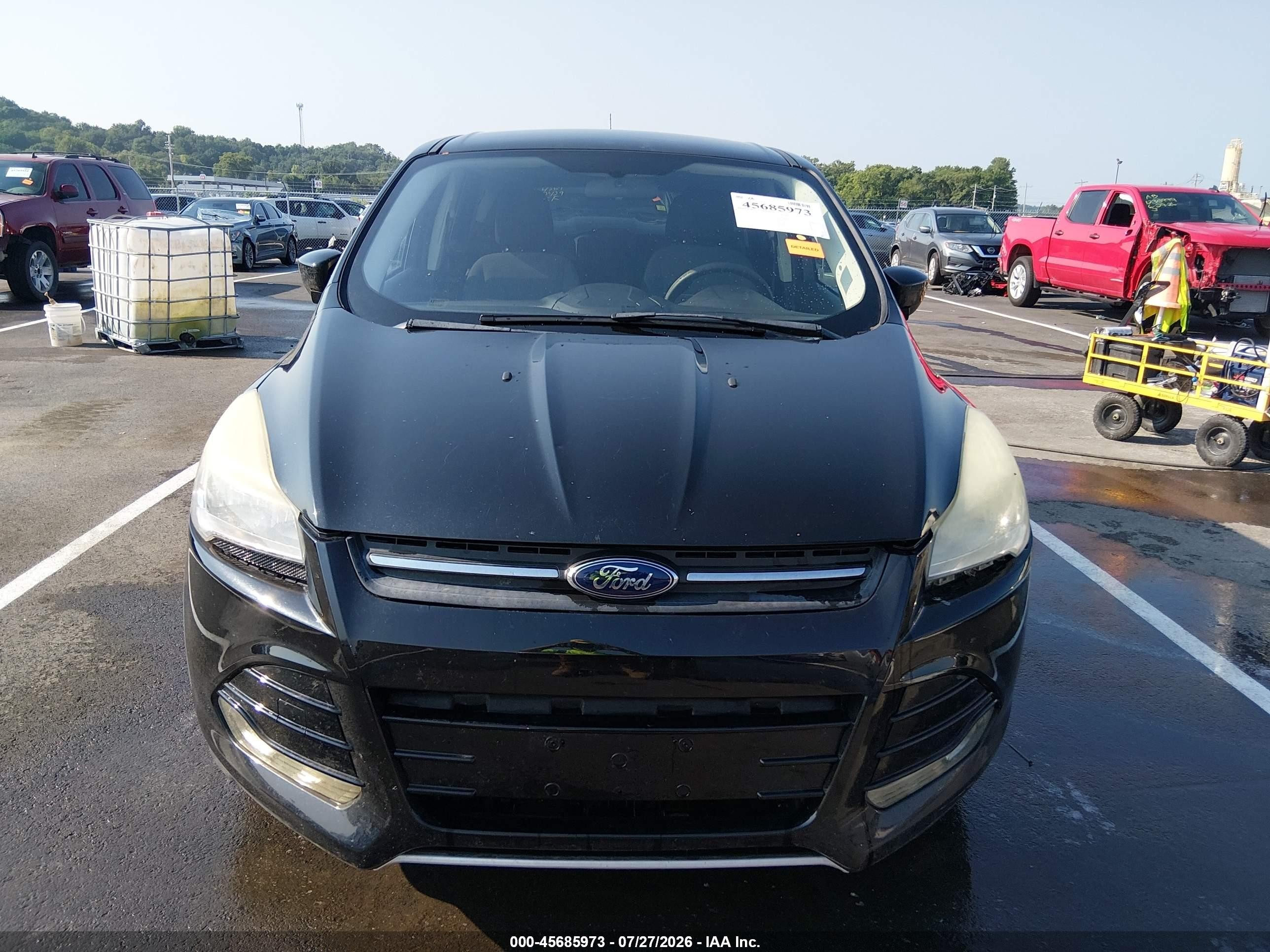 2014 Ford Escape Se Black vin: 1FMCU0GX8EUA63833