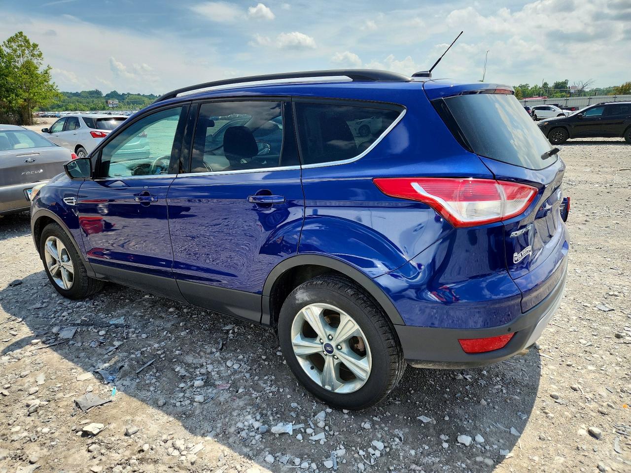 2014 Ford Escape Синий vin: 1FMCU0GX8EUA83497