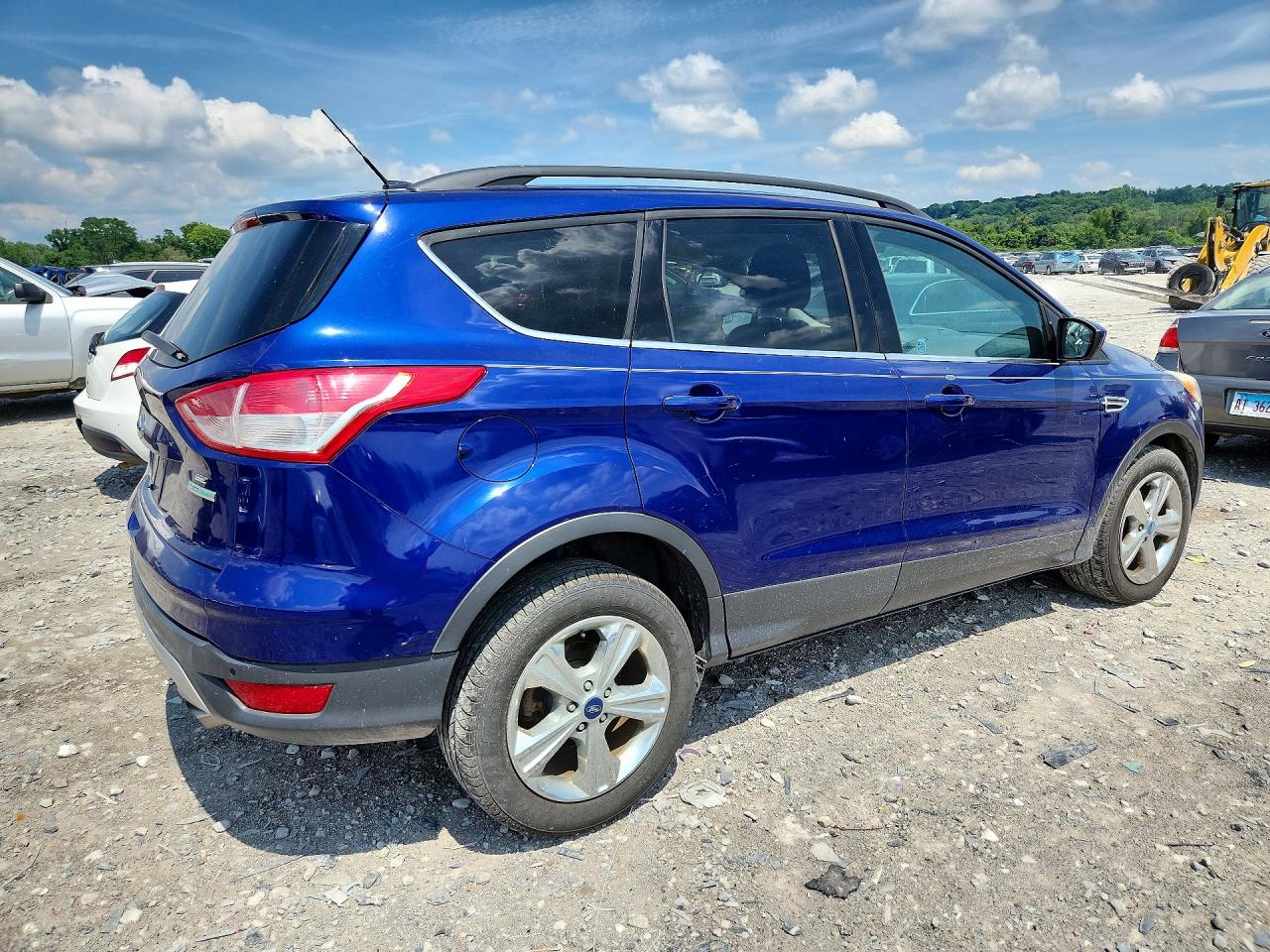 2014 Ford Escape Синий vin: 1FMCU0GX8EUA83497
