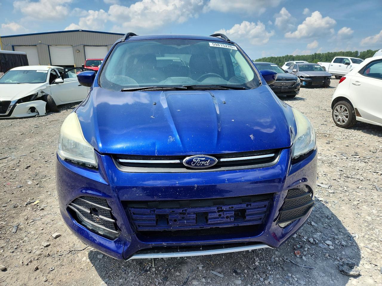 2014 Ford Escape Синий vin: 1FMCU0GX8EUA83497