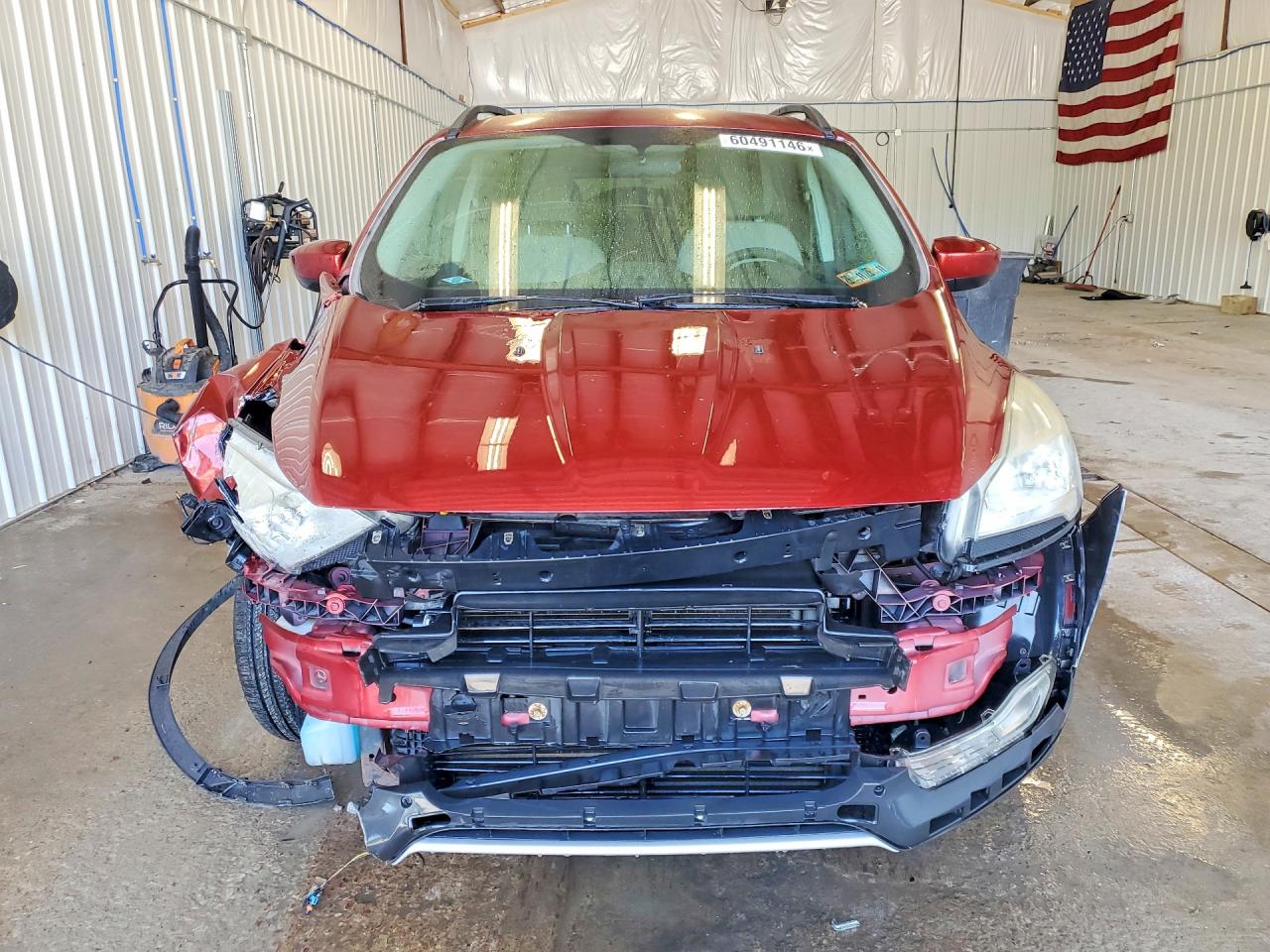 2014 Ford Escape Se Orange vin: 1FMCU0GX8EUA85962