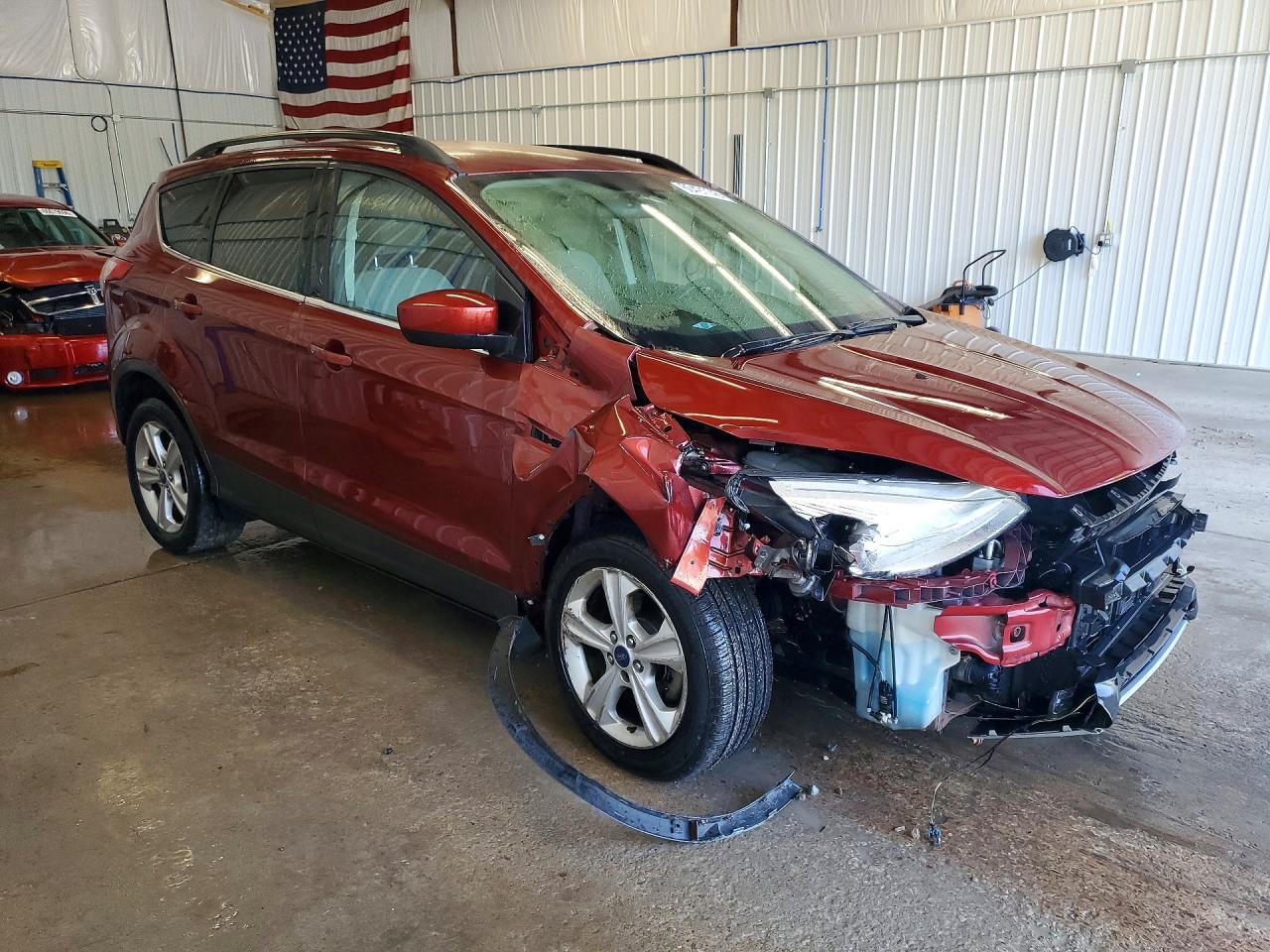 2014 Ford Escape Se Orange vin: 1FMCU0GX8EUA85962