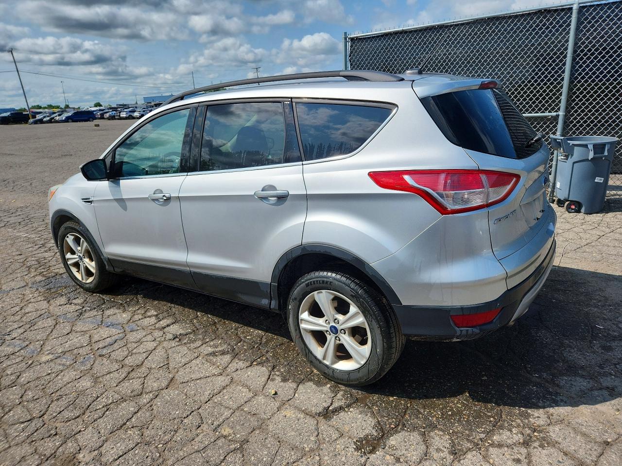 2014 Ford Escape Se Silver vin: 1FMCU0GX8EUB27255