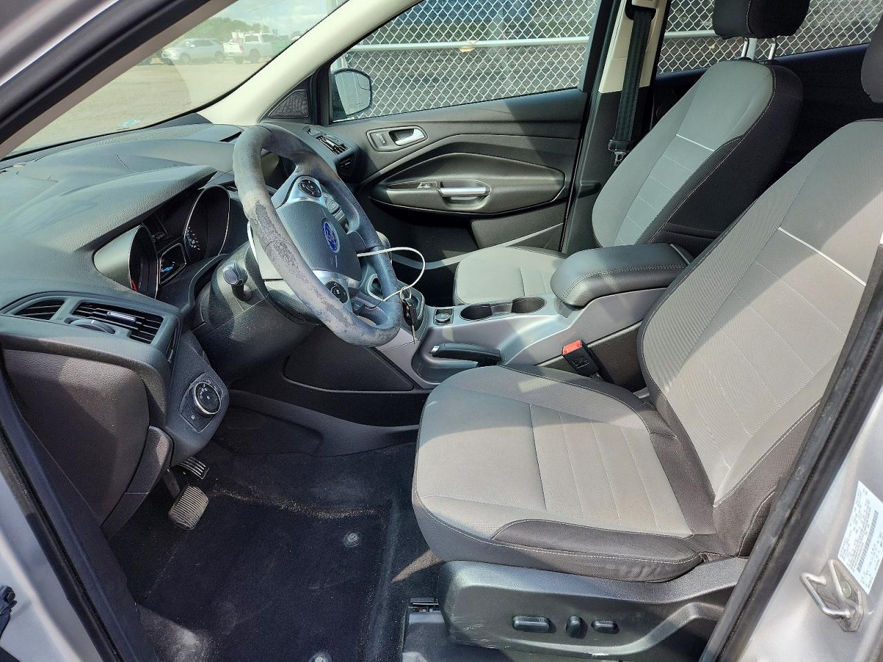 2014 Ford Escape Se Silver vin: 1FMCU0GX8EUB27255