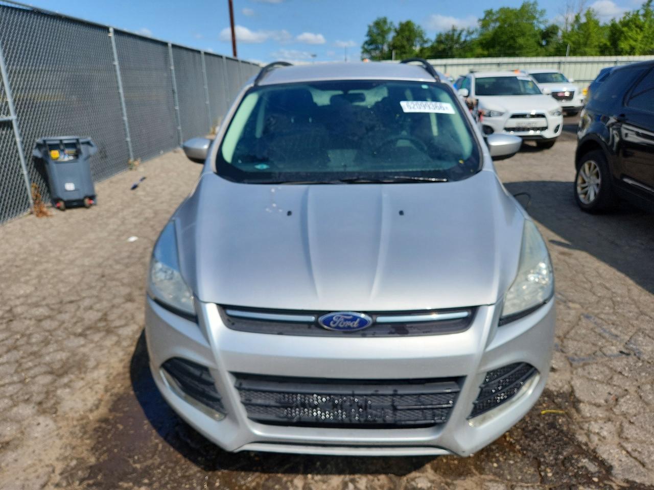 2014 Ford Escape Se Silver vin: 1FMCU0GX8EUB27255