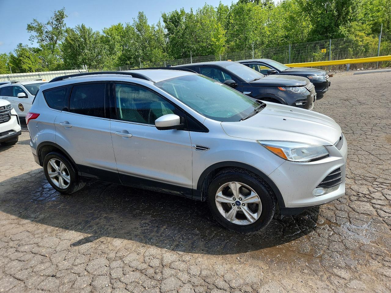 2014 Ford Escape Se Silver vin: 1FMCU0GX8EUB27255