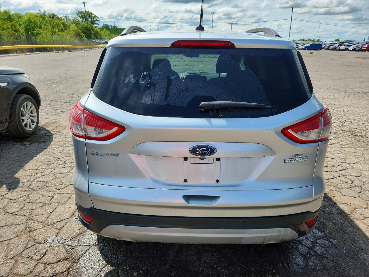 2014 Ford Escape Se Silver vin: 1FMCU0GX8EUB27255