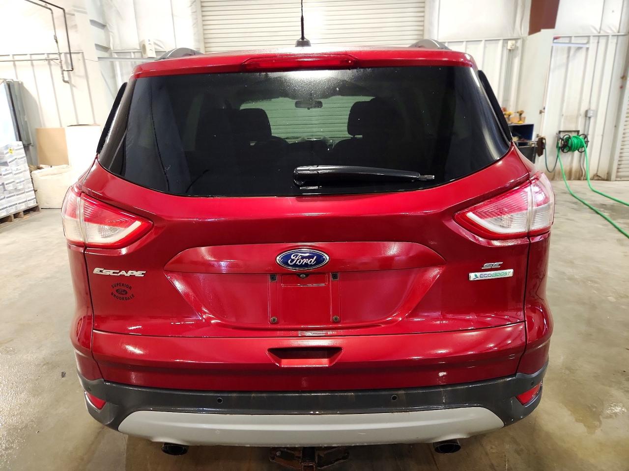 2014 Ford Escape Se Red vin: 1FMCU0GX8EUB30849