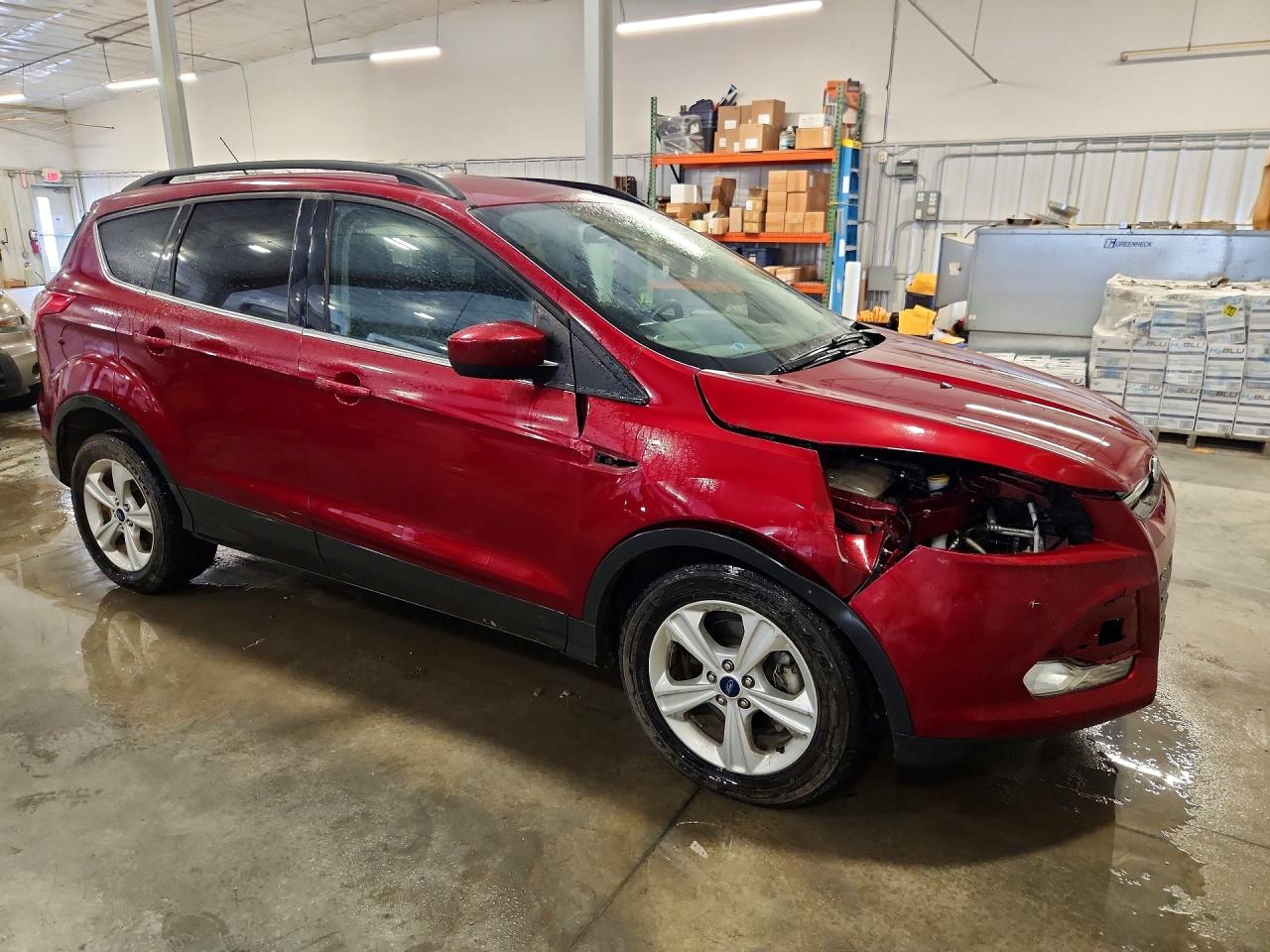 2014 Ford Escape Se Red vin: 1FMCU0GX8EUB30849