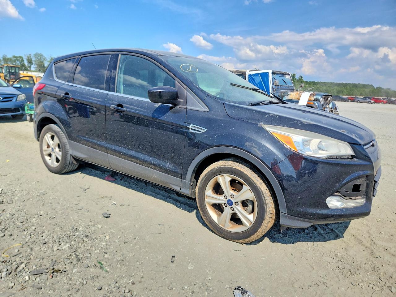 2014 Ford Escape Se Black vin: 1FMCU0GX8EUB33606
