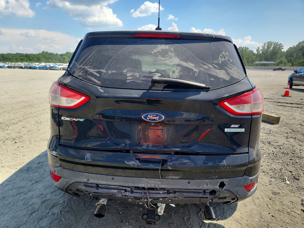 2014 Ford Escape Se Black vin: 1FMCU0GX8EUB33606