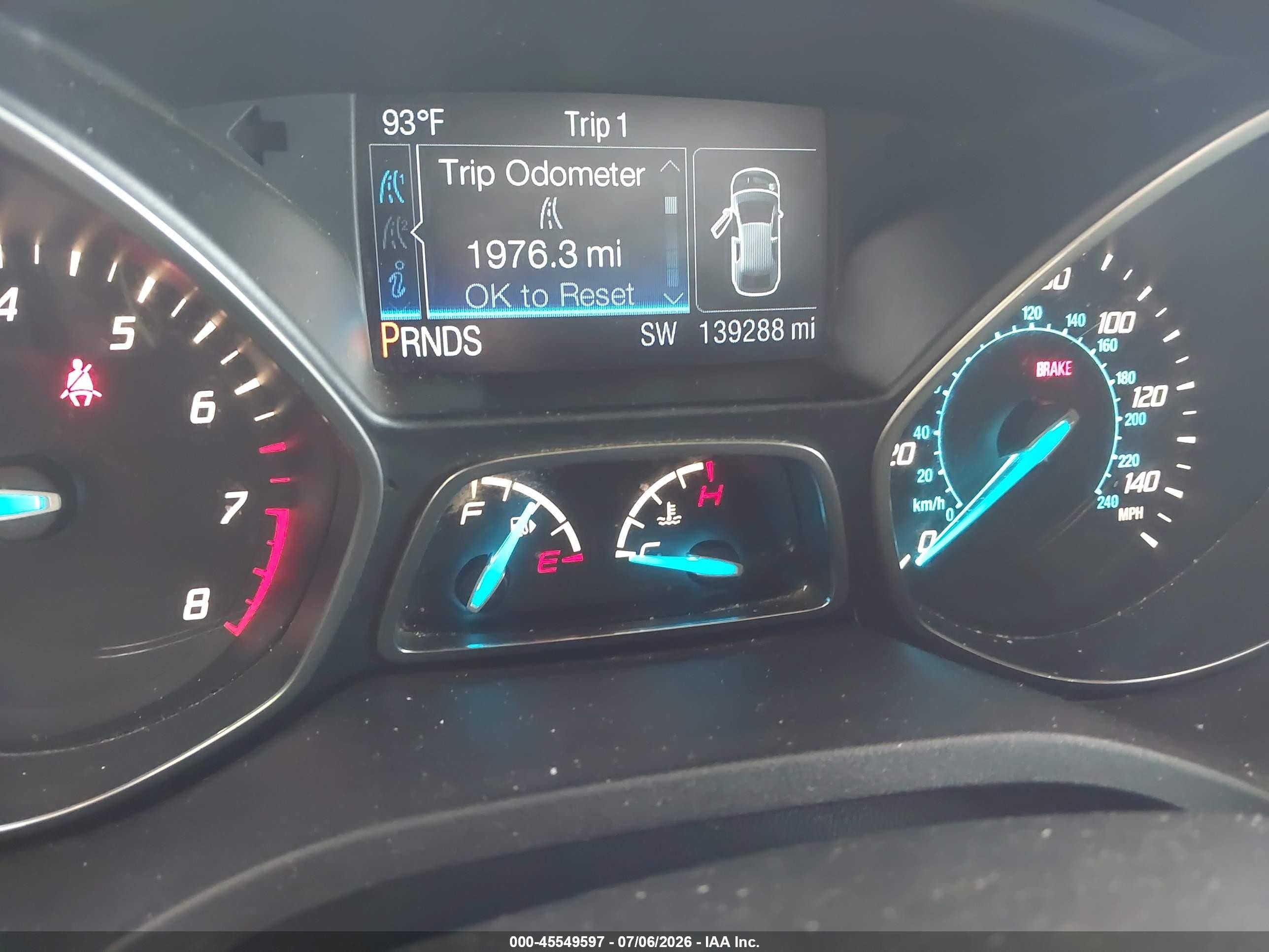 2014 Ford Escape Se Белый vin: 1FMCU0GX8EUB63656