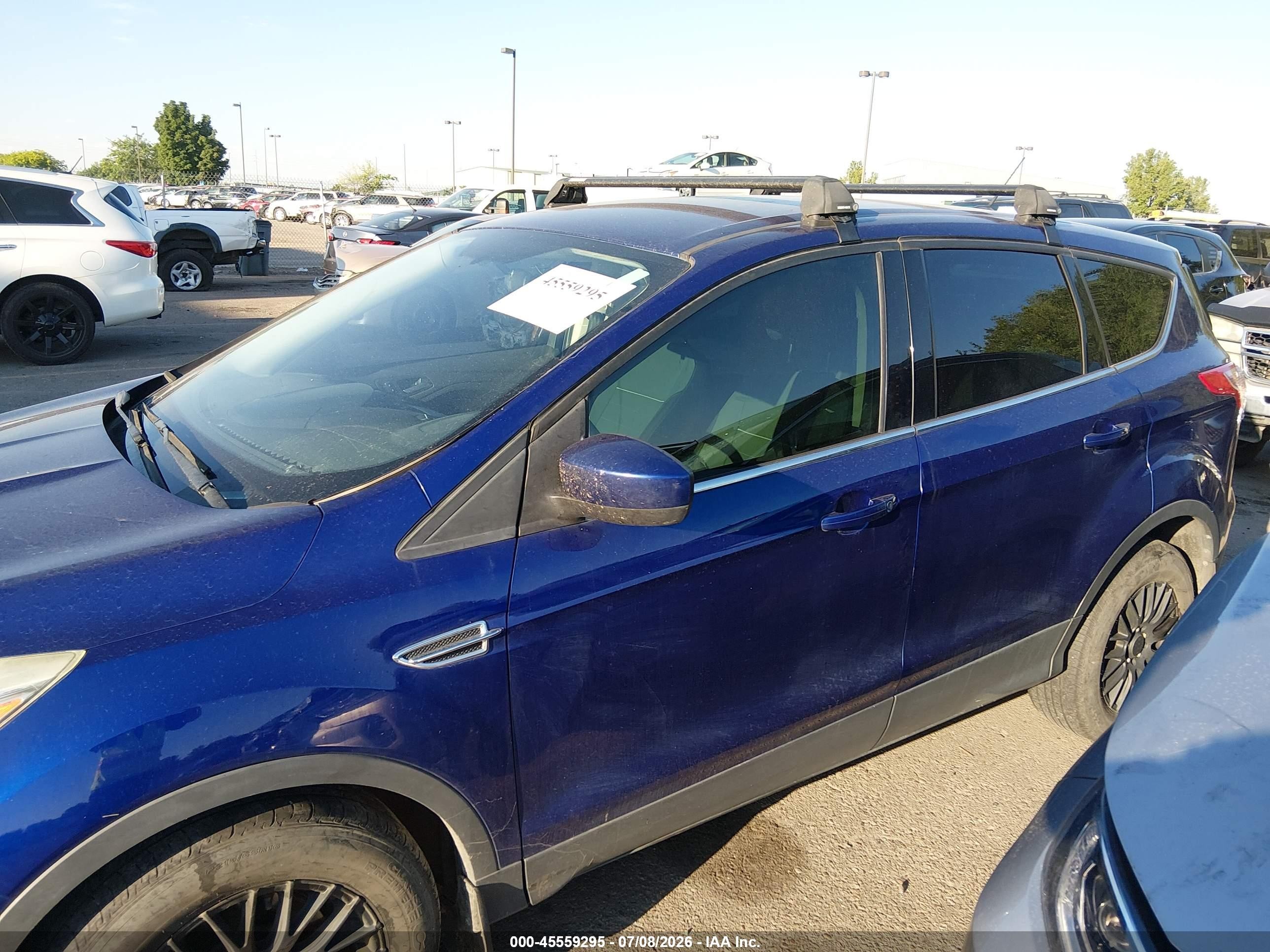 2014 Ford Escape Se Blue vin: 1FMCU0GX8EUC09633